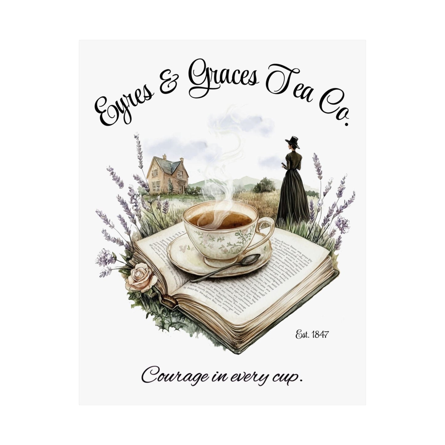 Poster 11″ x 14″ / Matte Design 116B - Art Print The Mystic Eden