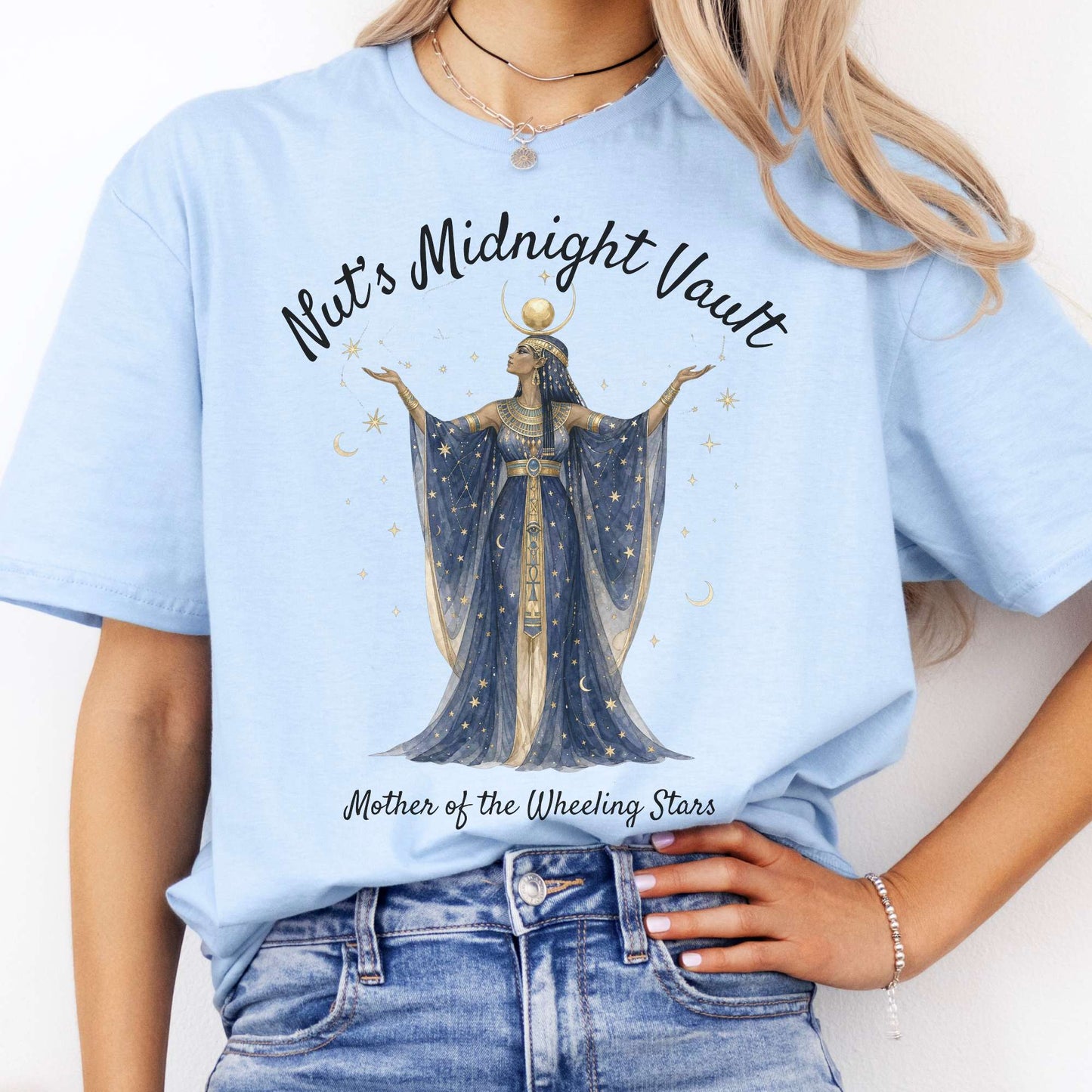 Nut's Midnight Vault Egyptian Mythology T-Shirt