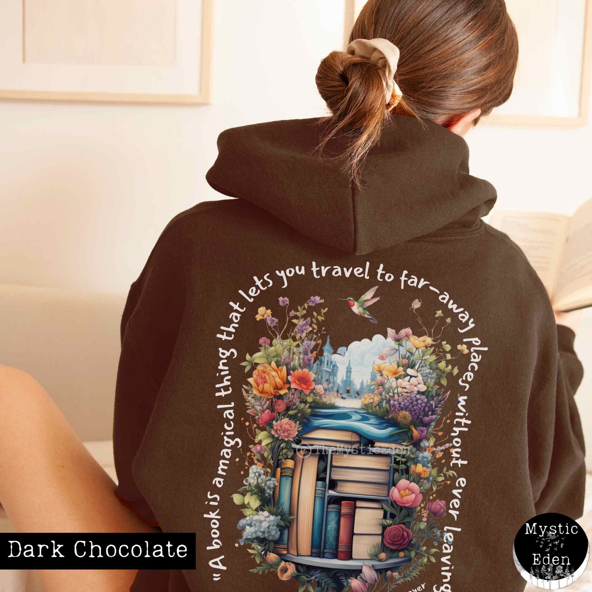 Hoodie Magic Book Hoodie Sweatshirt The Mystic Eden