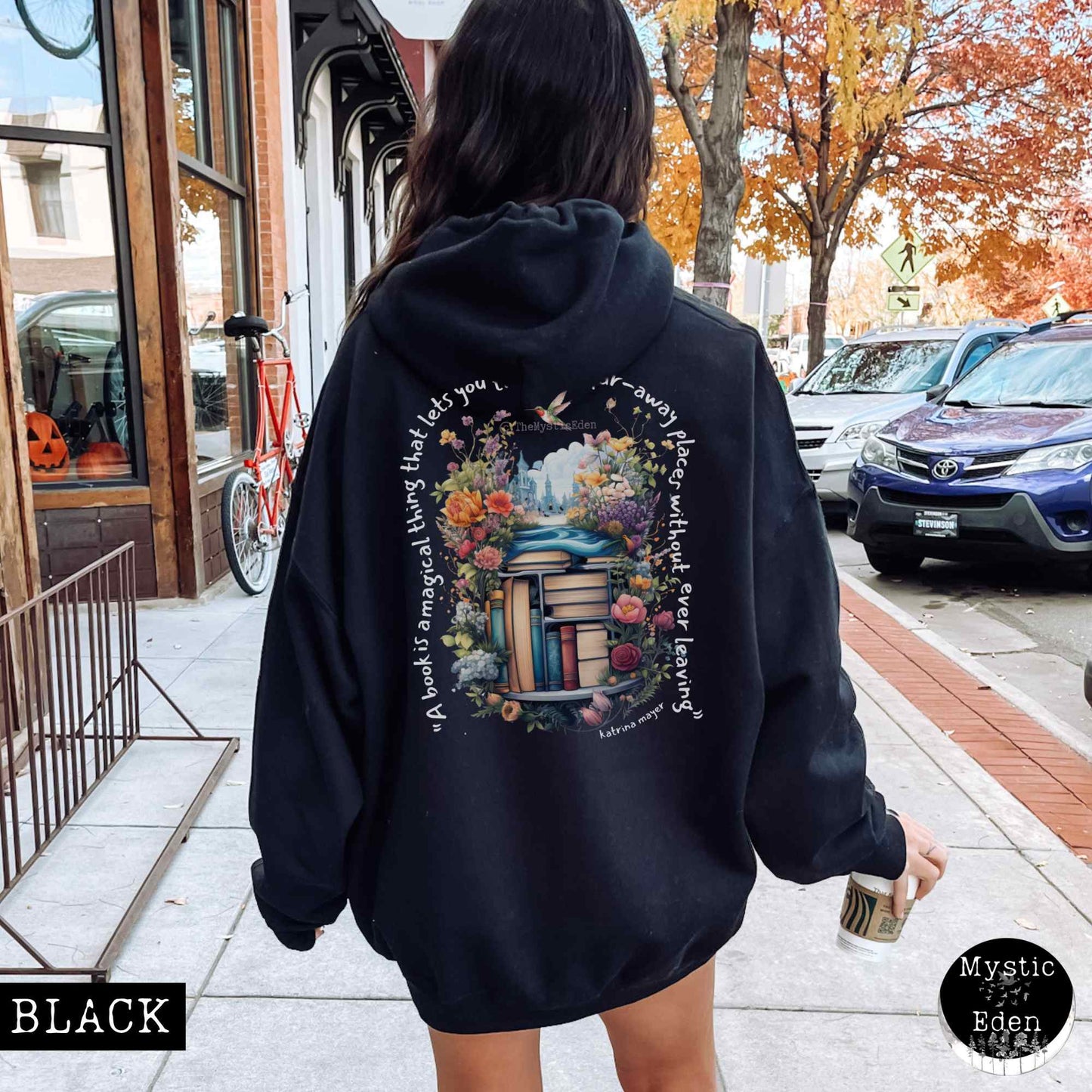 Hoodie Magic Book Hoodie Sweatshirt The Mystic Eden