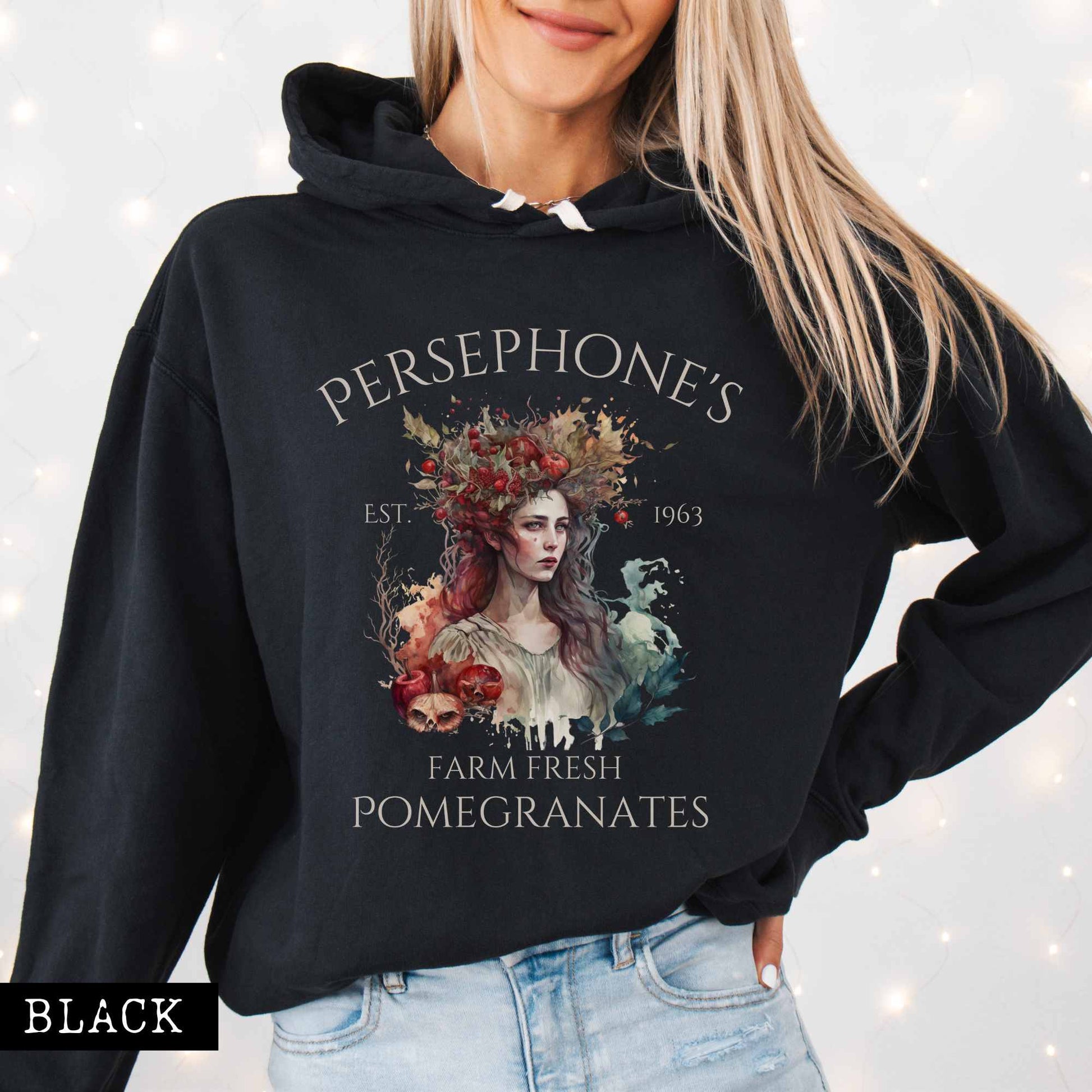 Hoodie Vintage Persephone Hoodie The Mystic Eden