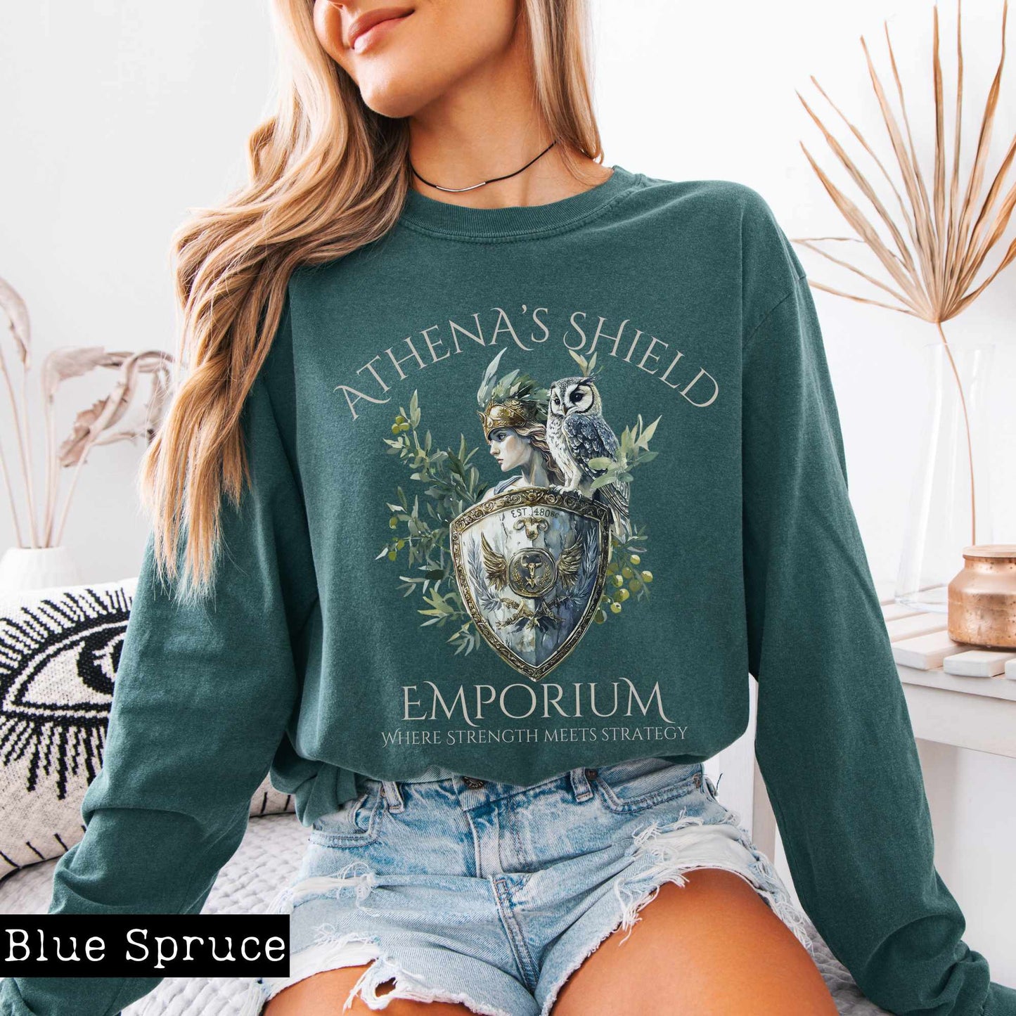 Long-sleeve Athena's Shield Emporium Long Sleeved Shirt The Mystic Eden