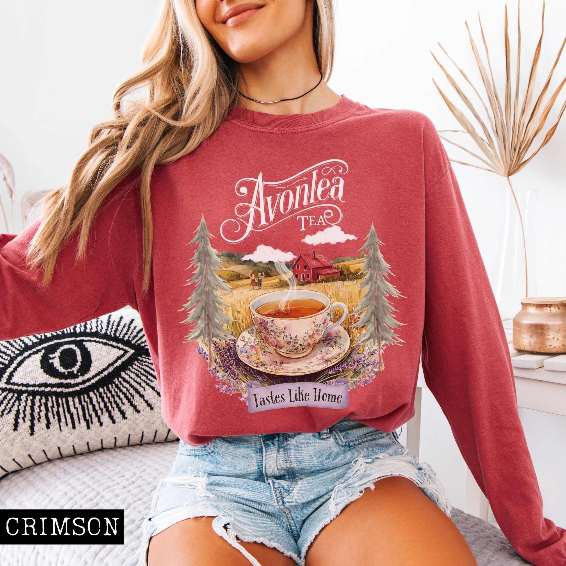 Long-sleeve Avonlea Tea Anne of Green Gables Long Sleeved Shirt The Mystic Eden