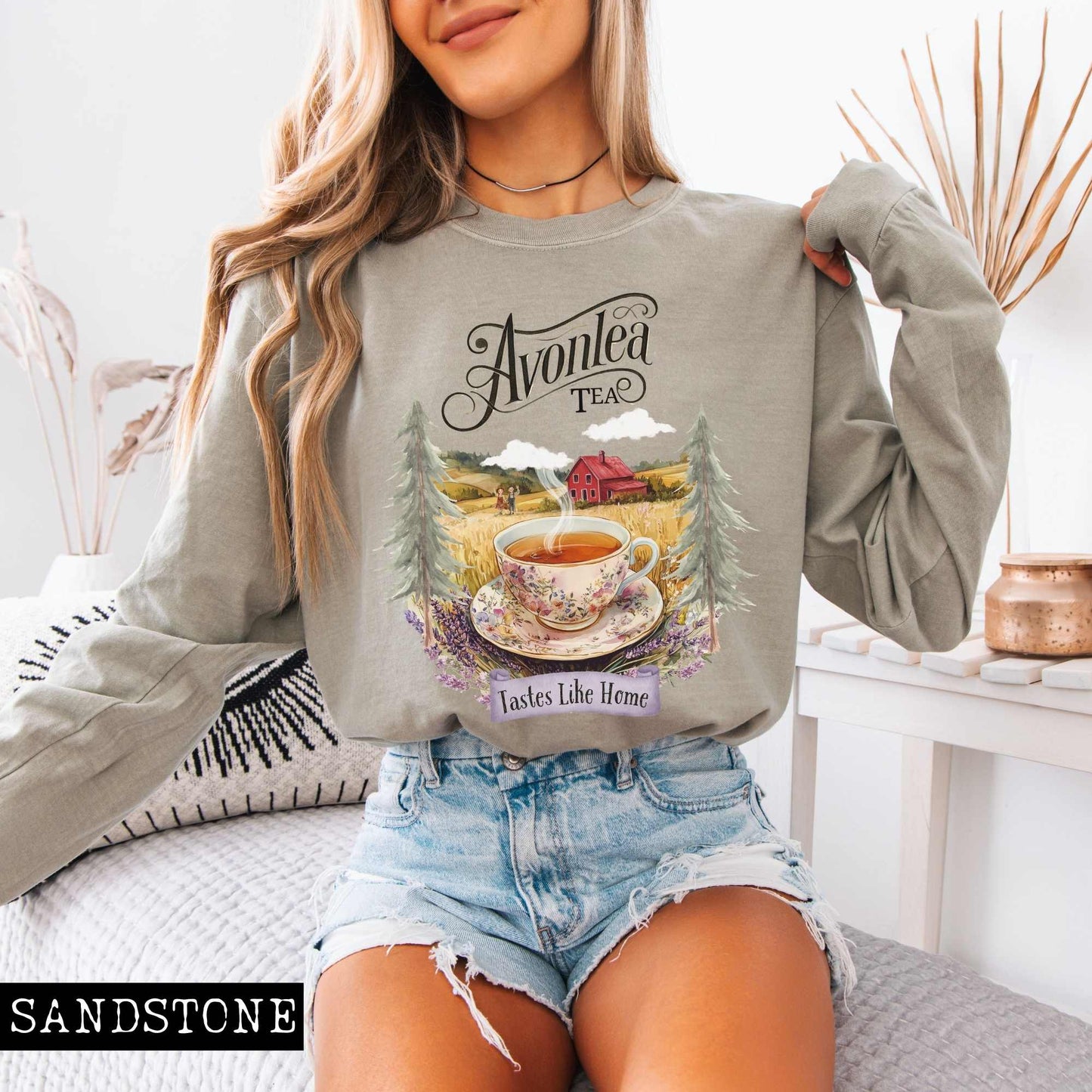 Long-sleeve Avonlea Tea Anne of Green Gables Long Sleeved Shirt The Mystic Eden