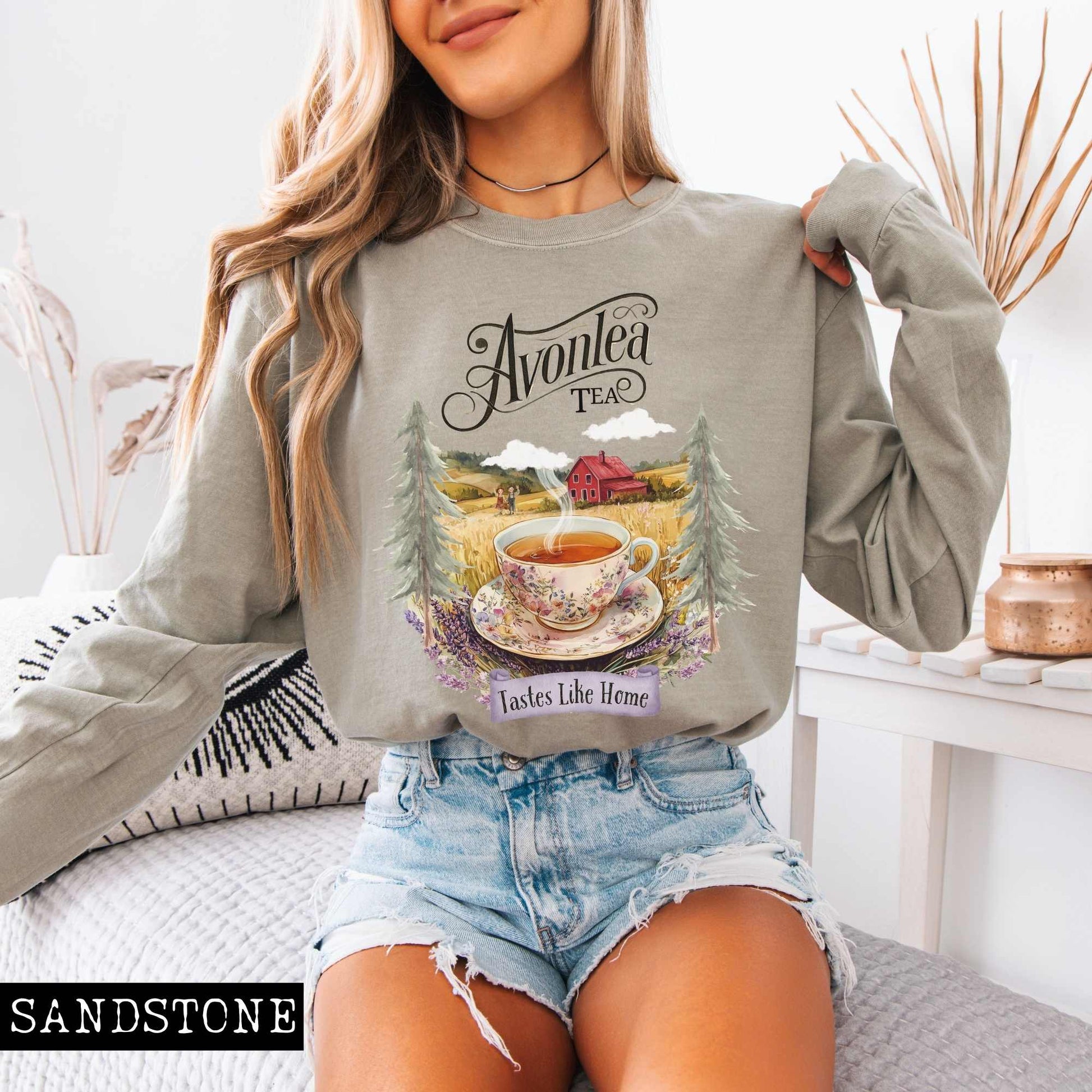 Long-sleeve Avonlea Tea Anne of Green Gables Long Sleeved Shirt The Mystic Eden