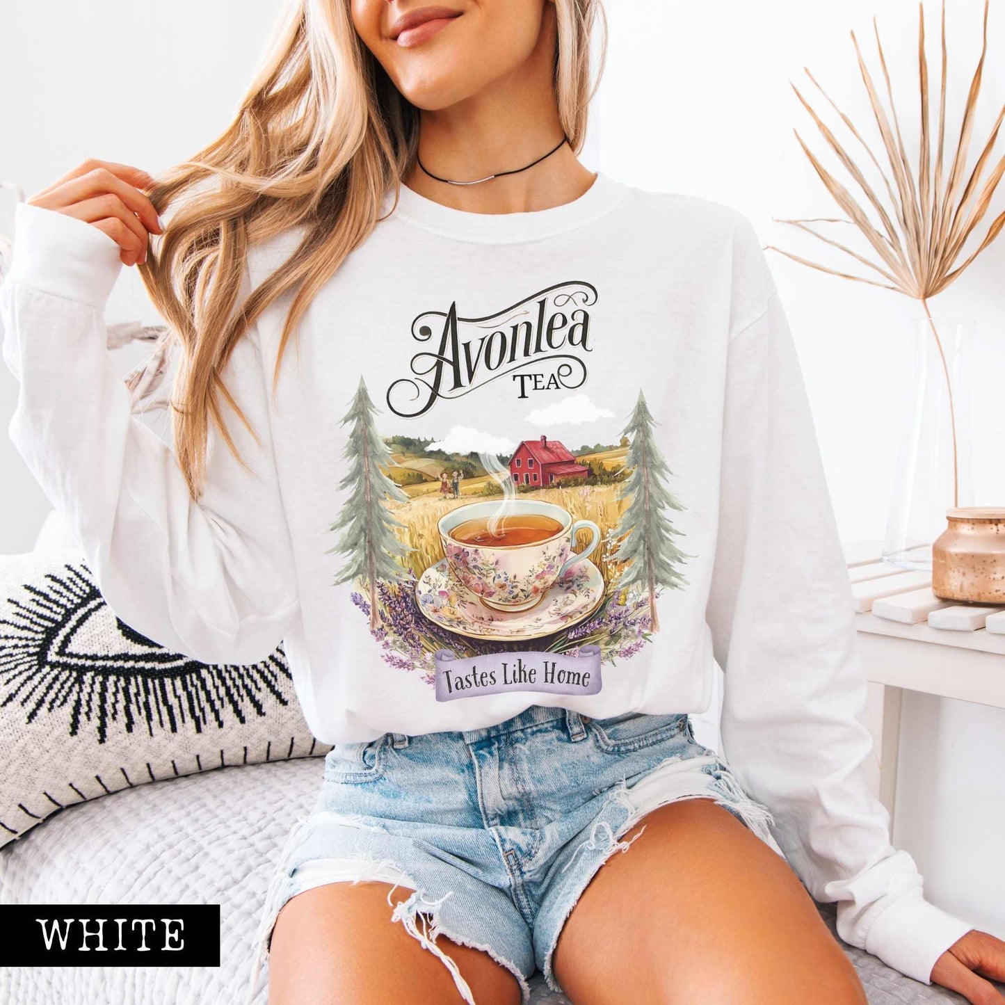 Long-sleeve Avonlea Tea Anne of Green Gables Long Sleeved Shirt The Mystic Eden
