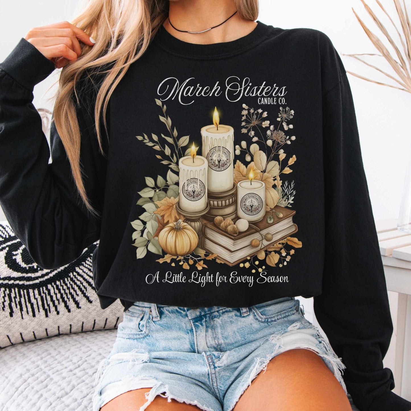 Long-sleeve Black / S March Sisters Candle Co. Long Sleeved Shirt The Mystic Eden