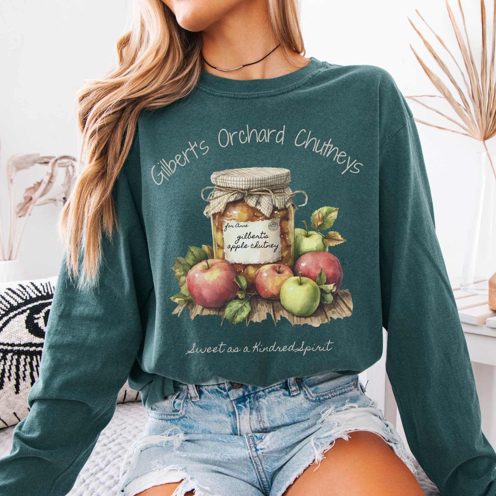 Long-sleeve Blue Spruce / S Gilbert's Orchard Chutneys Long Sleeved Shirt The Mystic Eden