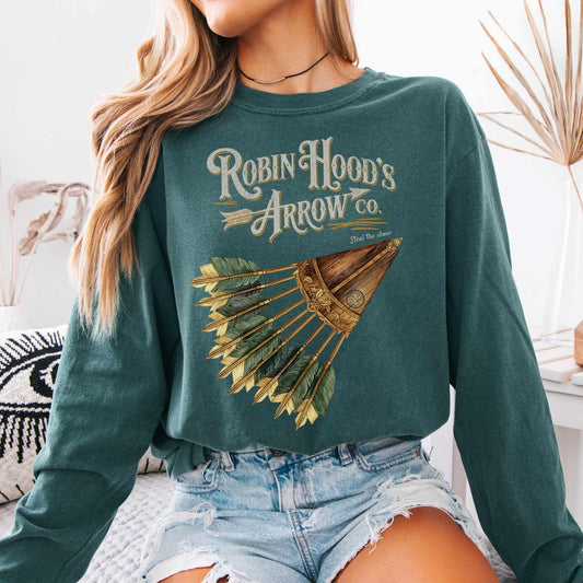 Long-sleeve Blue Spruce / S Robin Hood's Arrow Co. Long Sleeved Shirt The Mystic Eden