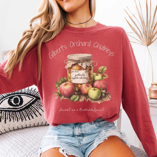 Long-sleeve Crimson / S Gilbert's Orchard Chutneys Long Sleeved Shirt The Mystic Eden