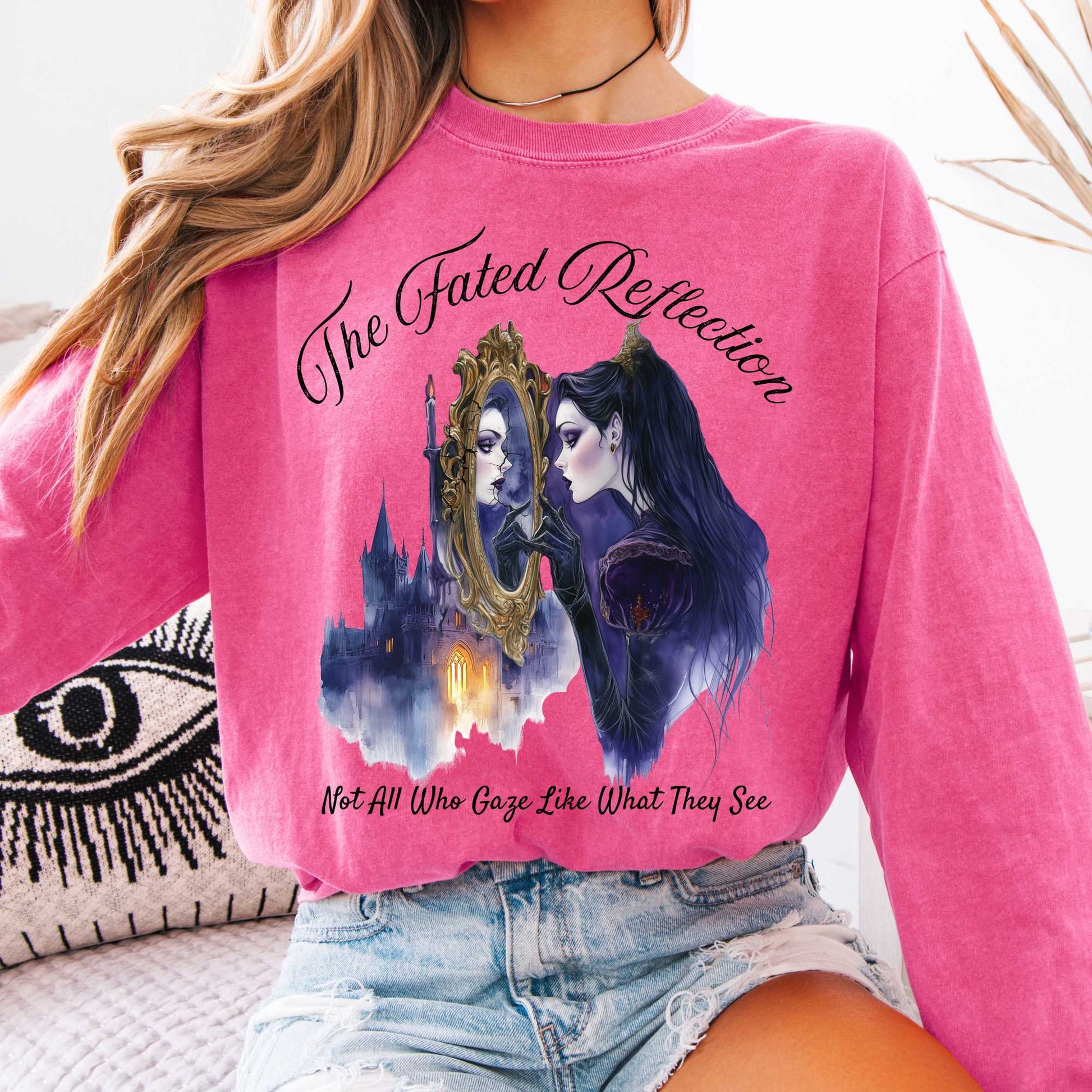 Long-sleeve Crunchberry / S The Fated Reflection Fairytale Long Sleeve Shirt The Mystic Eden
