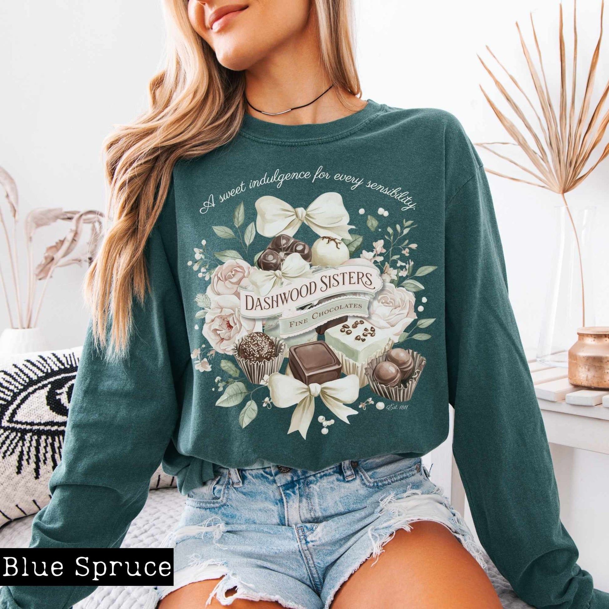 Long-sleeve Dashwood Sisters Fine Chocolates Long Sleeved Shirt The Mystic Eden
