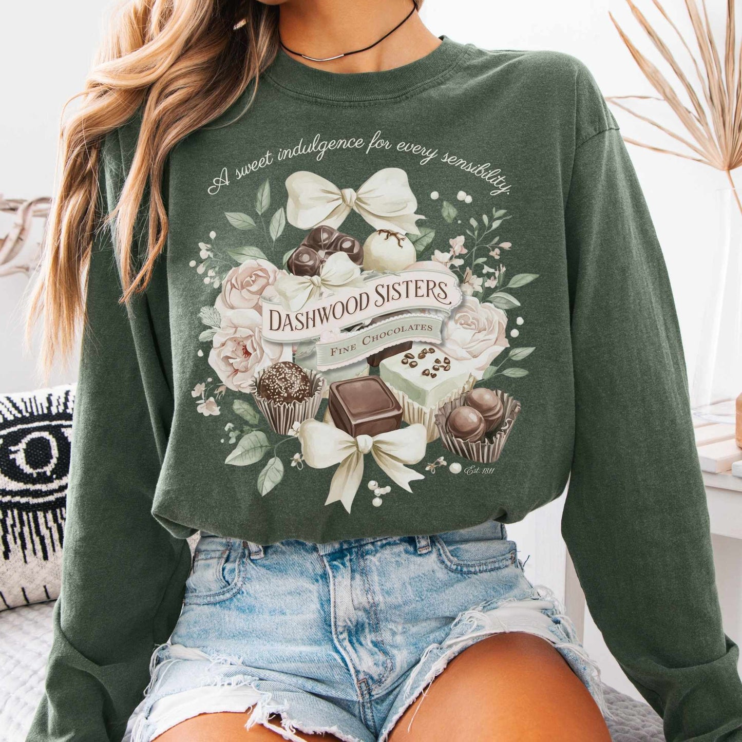 Long-sleeve Dashwood Sisters Fine Chocolates Long Sleeved Shirt The Mystic Eden
