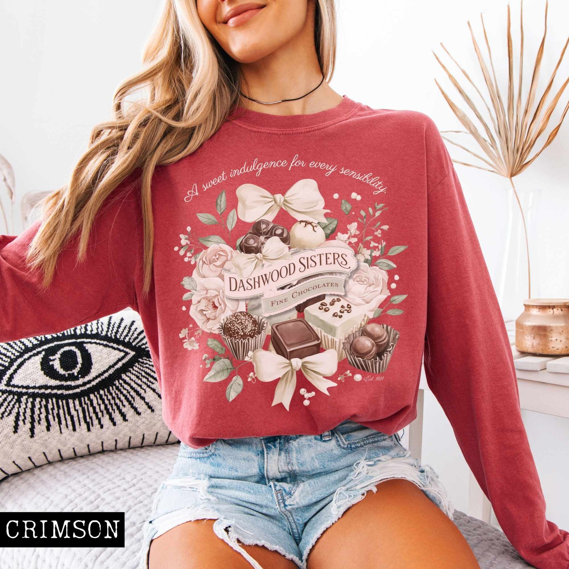 Long-sleeve Dashwood Sisters Fine Chocolates Long Sleeved Shirt The Mystic Eden