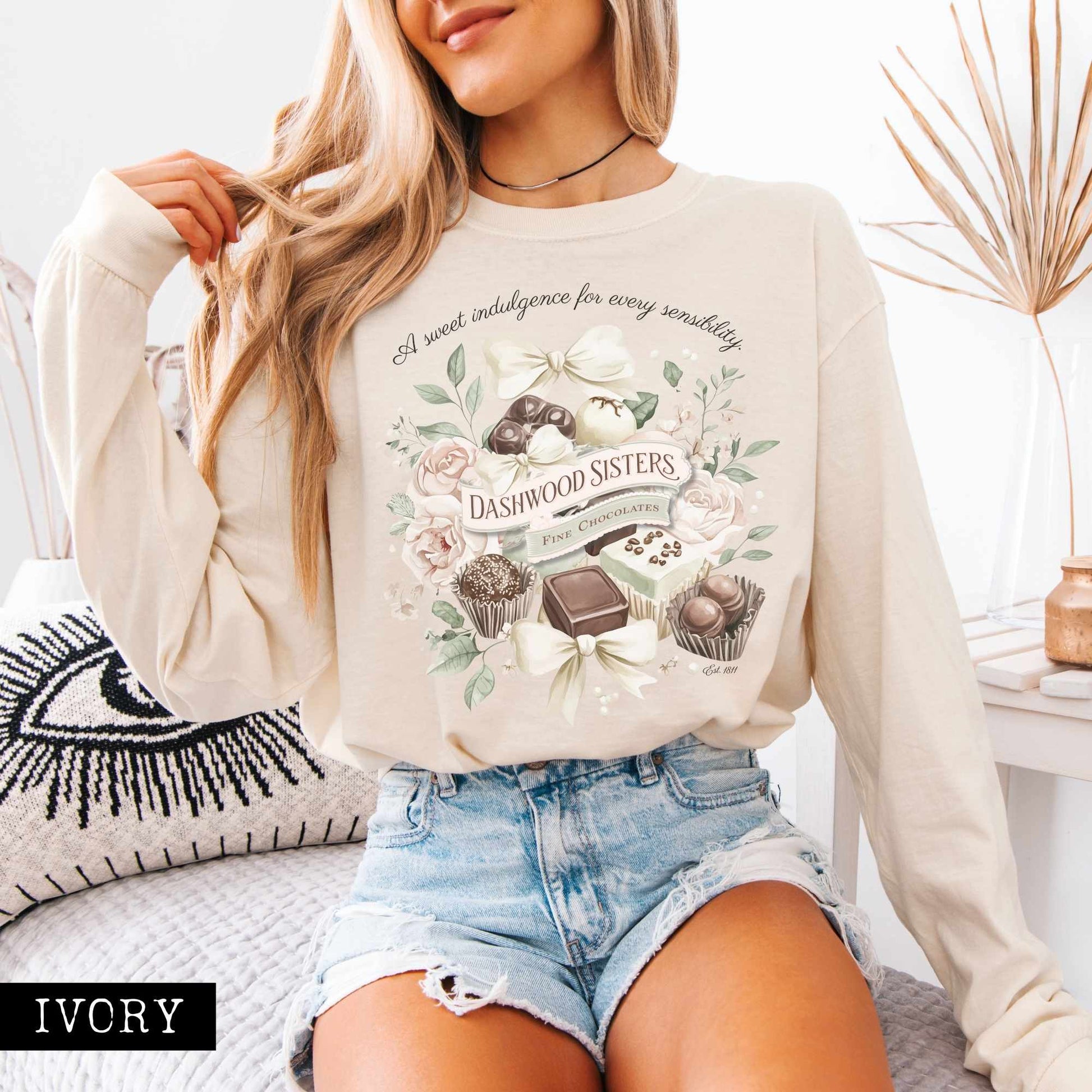 Long-sleeve Dashwood Sisters Fine Chocolates Long Sleeved Shirt The Mystic Eden