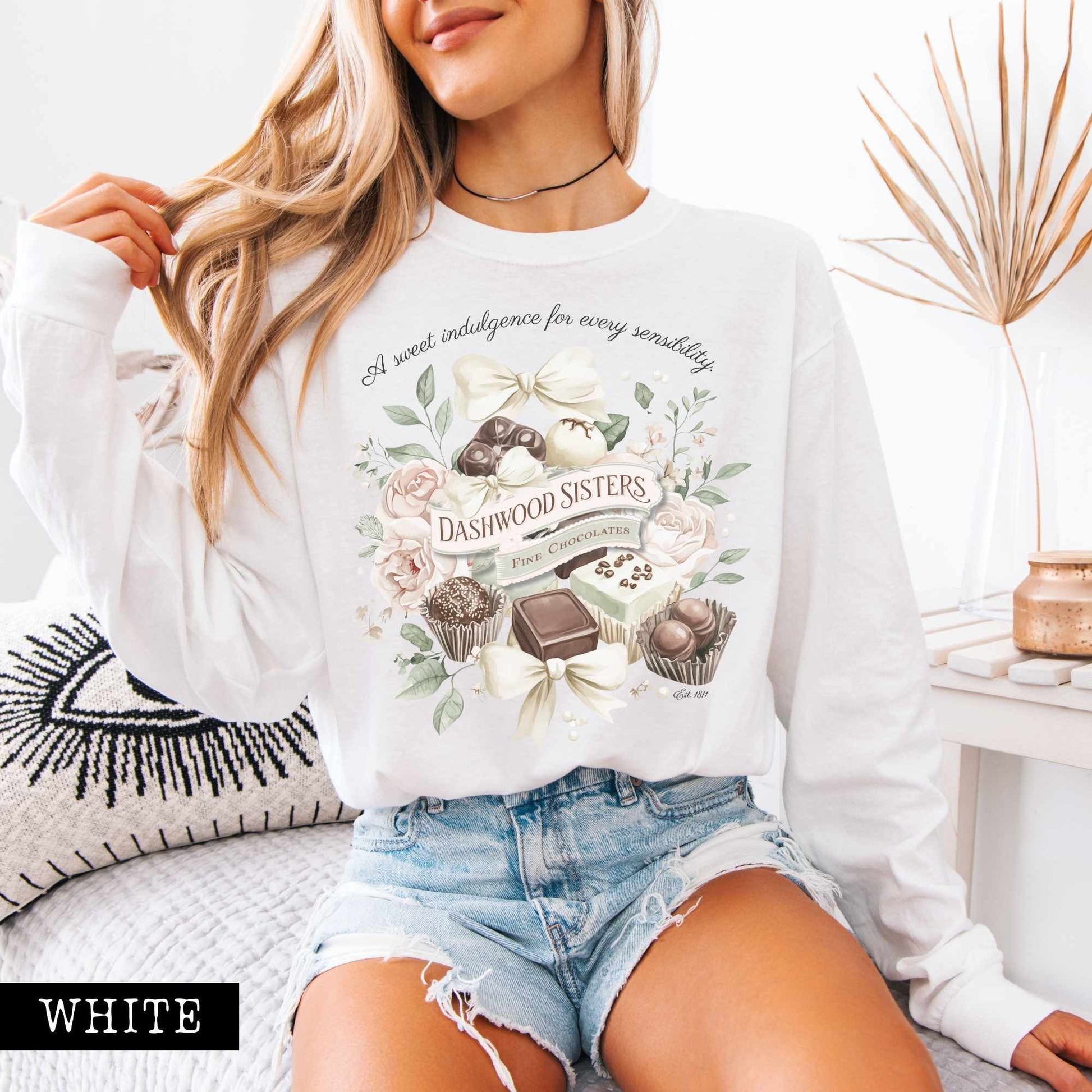 Long-sleeve Dashwood Sisters Fine Chocolates Long Sleeved Shirt The Mystic Eden