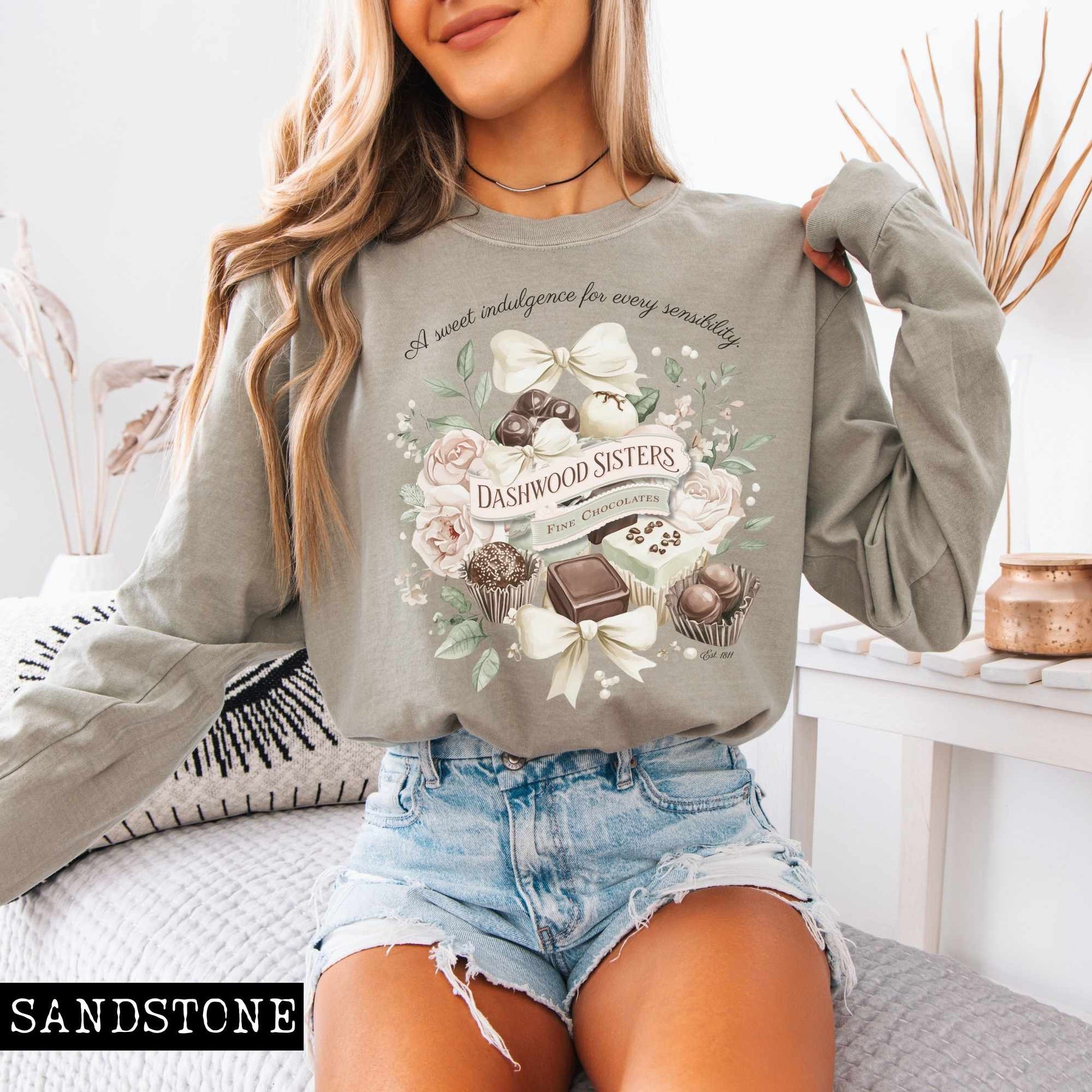 Long-sleeve Dashwood Sisters Fine Chocolates Long Sleeved Shirt The Mystic Eden