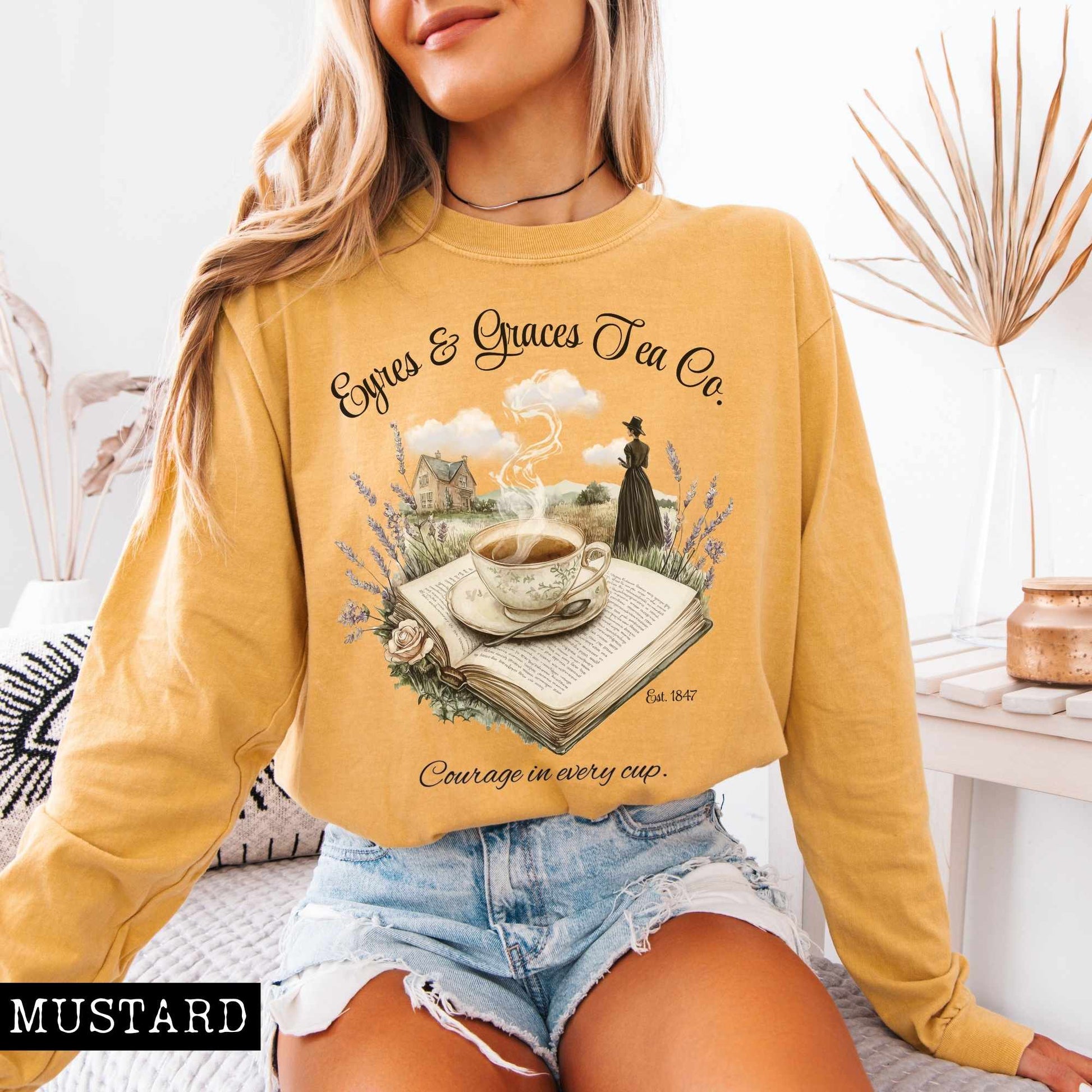 Long-sleeve Eyres & Graces Tea Co. Long Sleeved Shirt The Mystic Eden