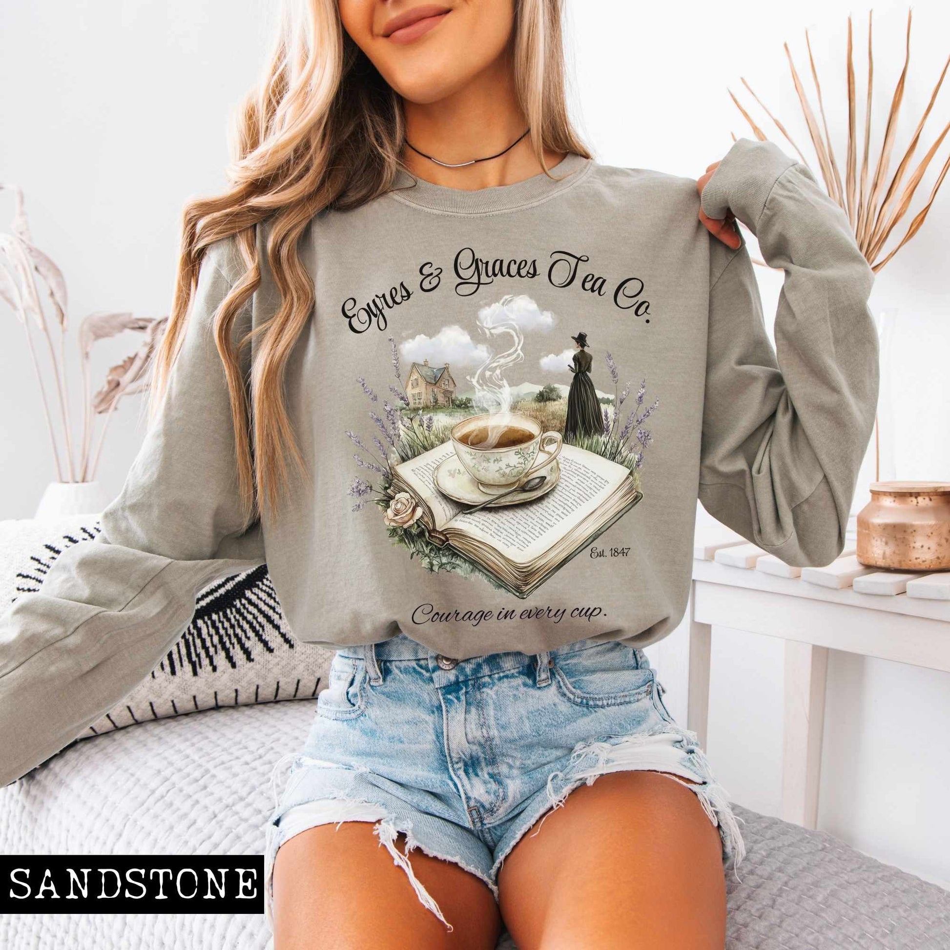 Long-sleeve Eyres & Graces Tea Co. Long Sleeved Shirt The Mystic Eden