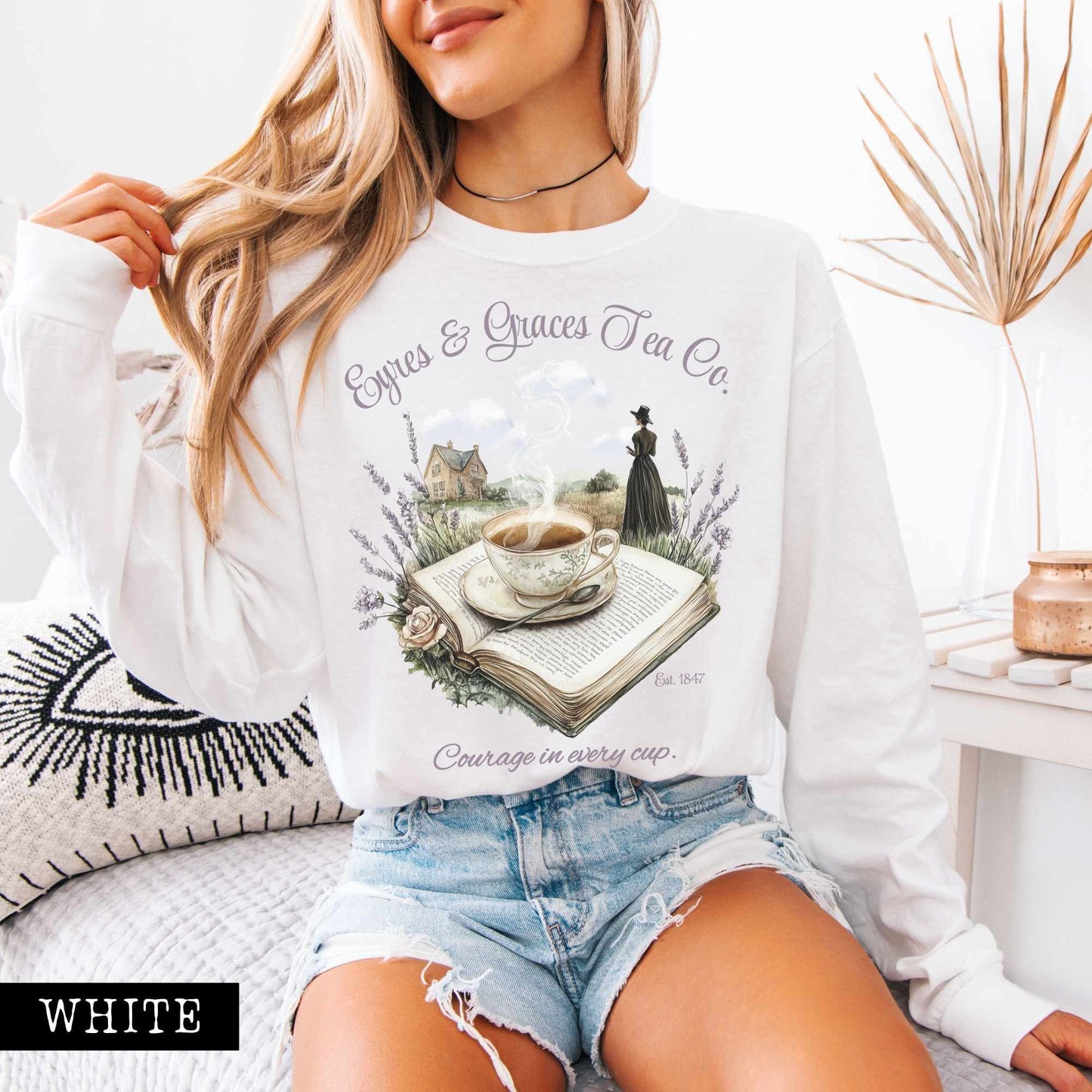 Long-sleeve Eyres & Graces Tea Co. Long Sleeved Shirt The Mystic Eden