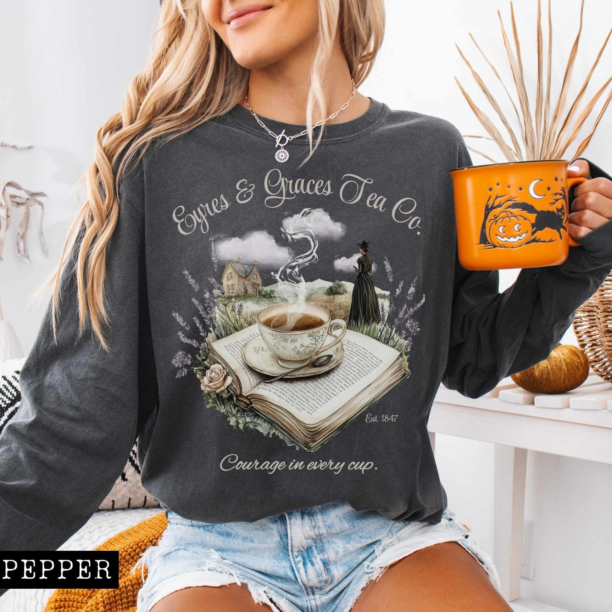 Long-sleeve Eyres & Graces Tea Co. Long Sleeved Shirt The Mystic Eden