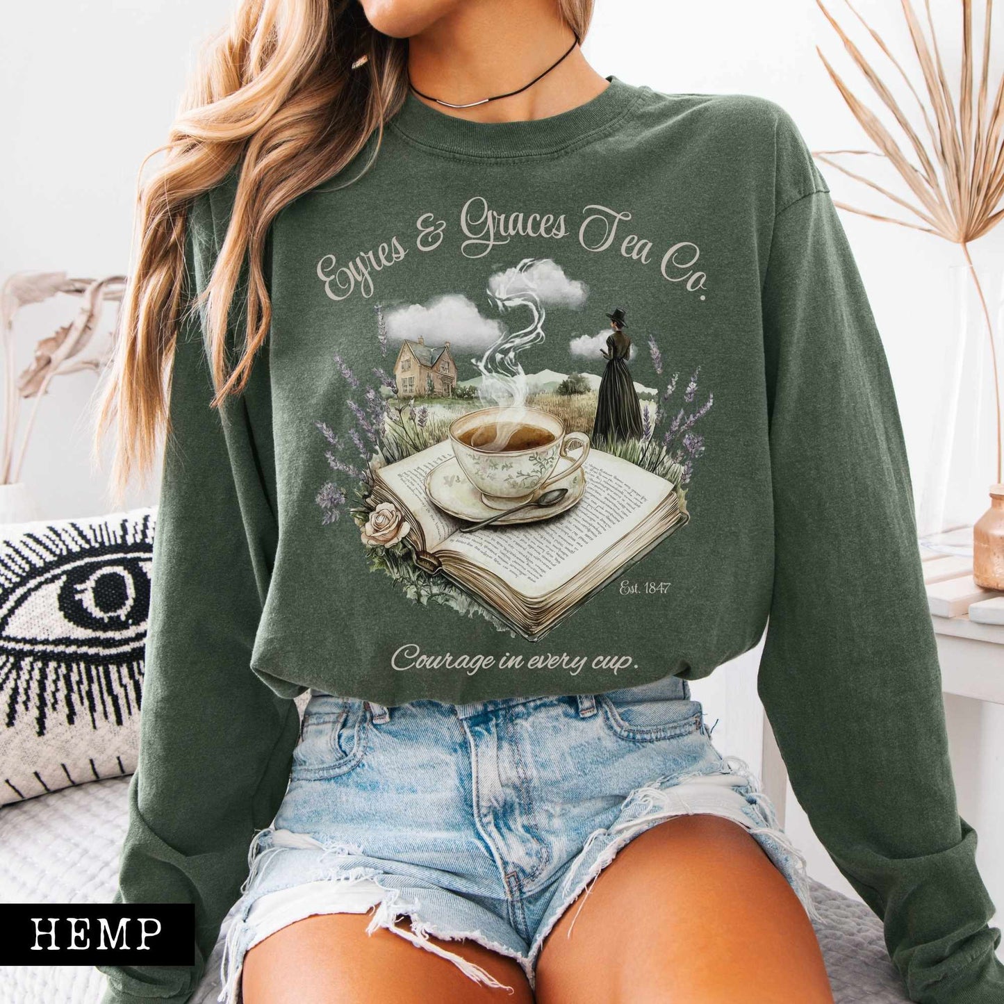 Long-sleeve Eyres & Graces Tea Co. Long Sleeved Shirt The Mystic Eden