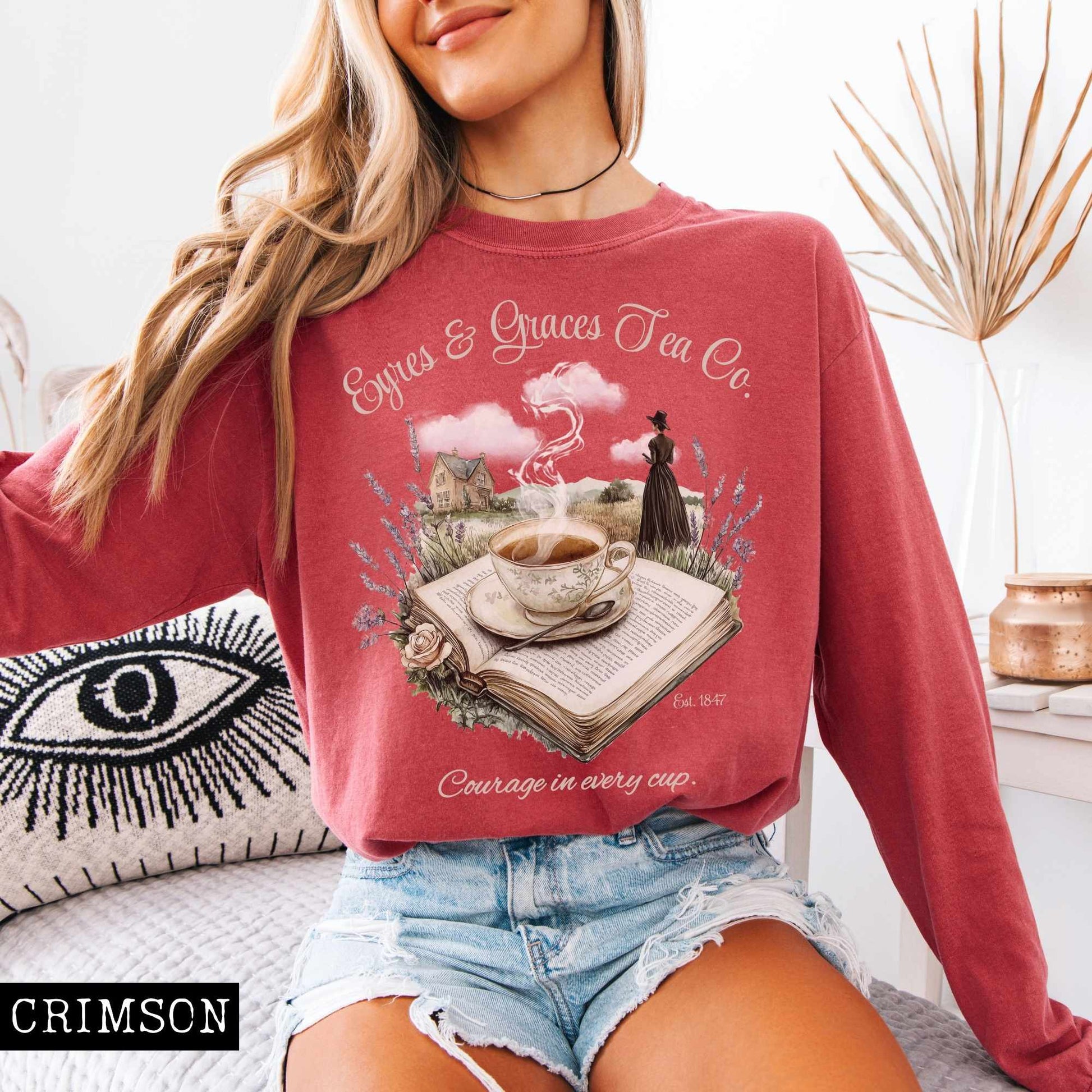 Long-sleeve Eyres & Graces Tea Co. Long Sleeved Shirt The Mystic Eden