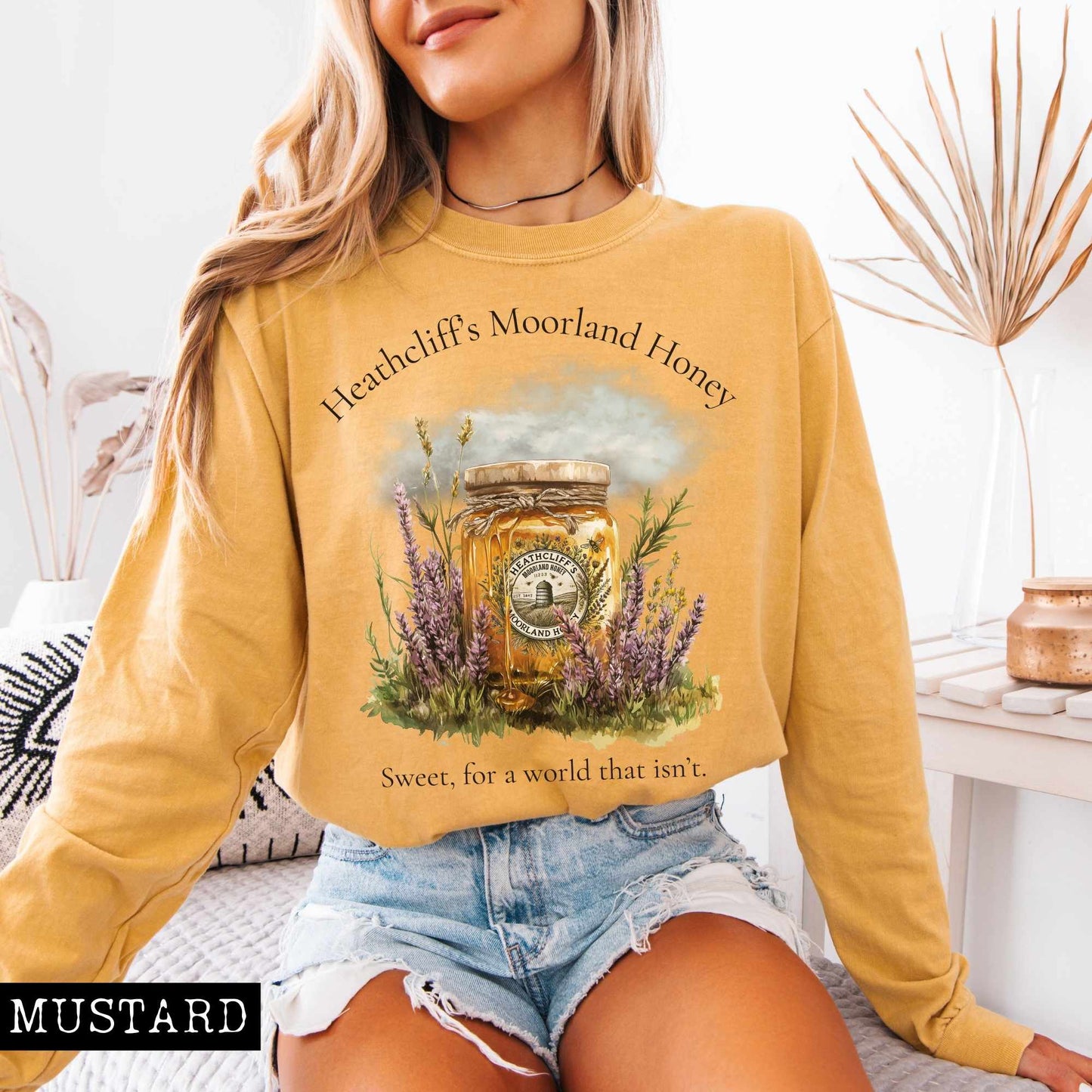 Long-sleeve Heathcliff's Moorland Honey Long Sleeved Shirt The Mystic Eden