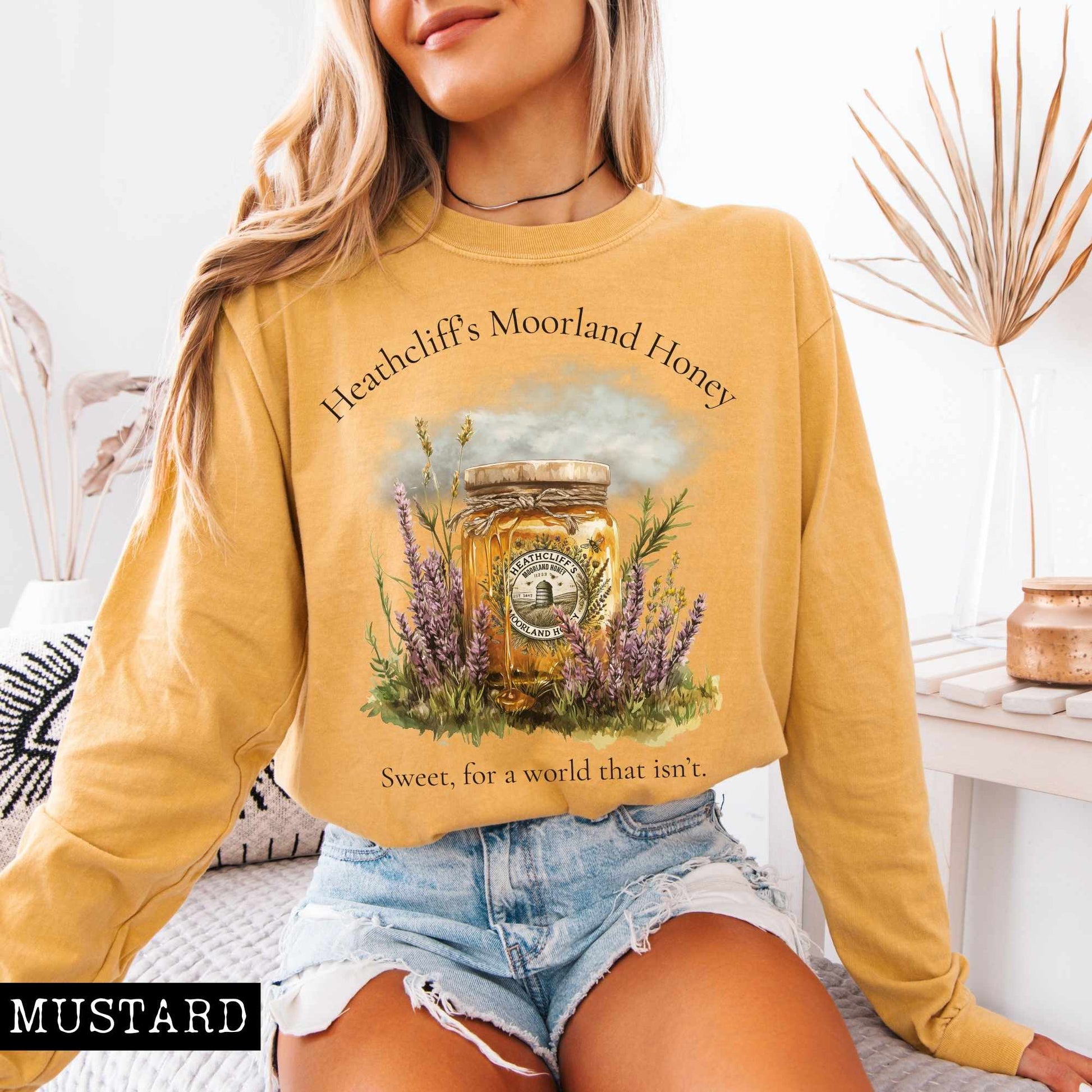 Long-sleeve Heathcliff's Moorland Honey Long Sleeved Shirt The Mystic Eden