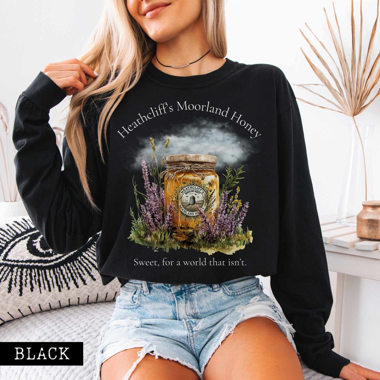 Long-sleeve Heathcliff's Moorland Honey Long Sleeved Shirt The Mystic Eden