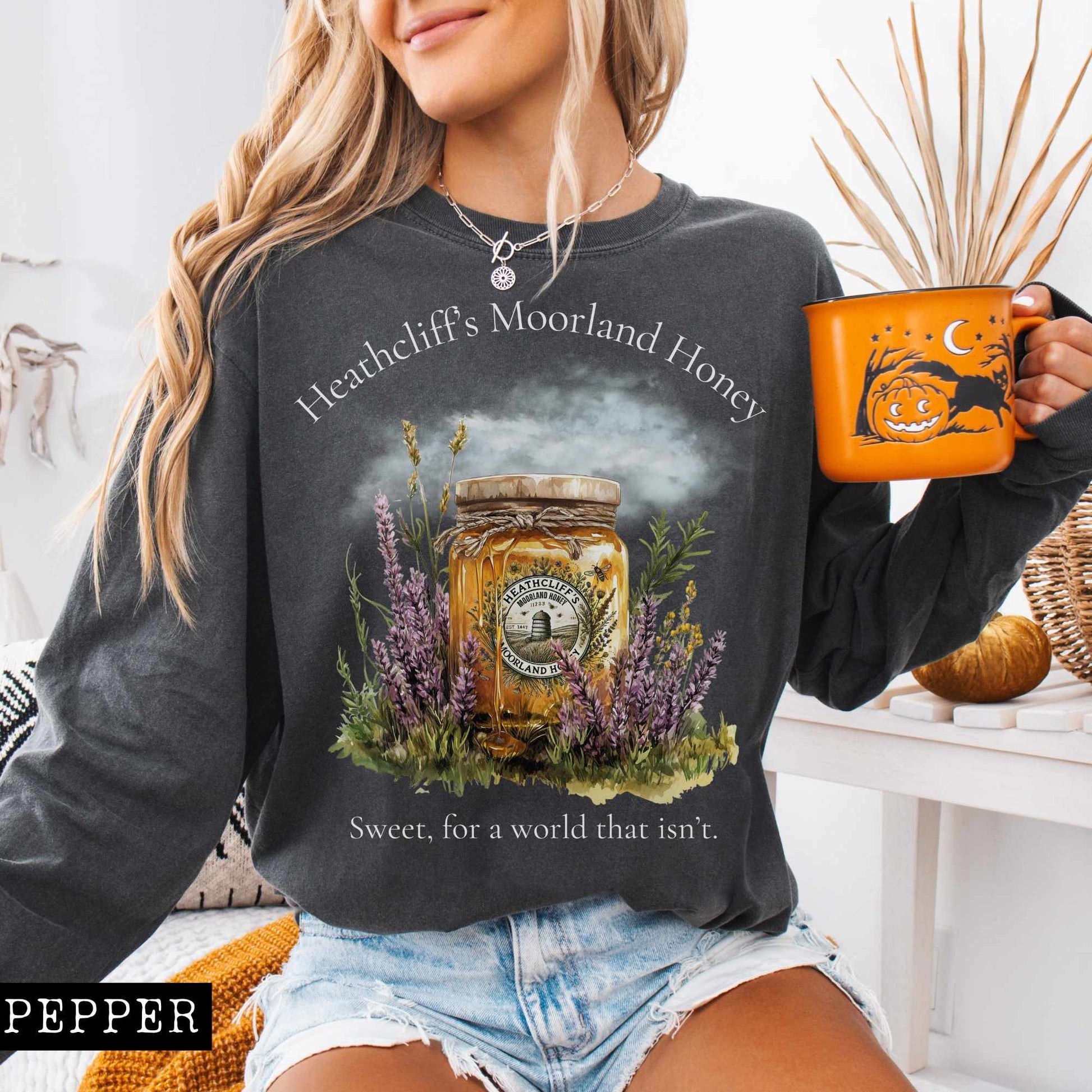 Long-sleeve Heathcliff's Moorland Honey Long Sleeved Shirt The Mystic Eden