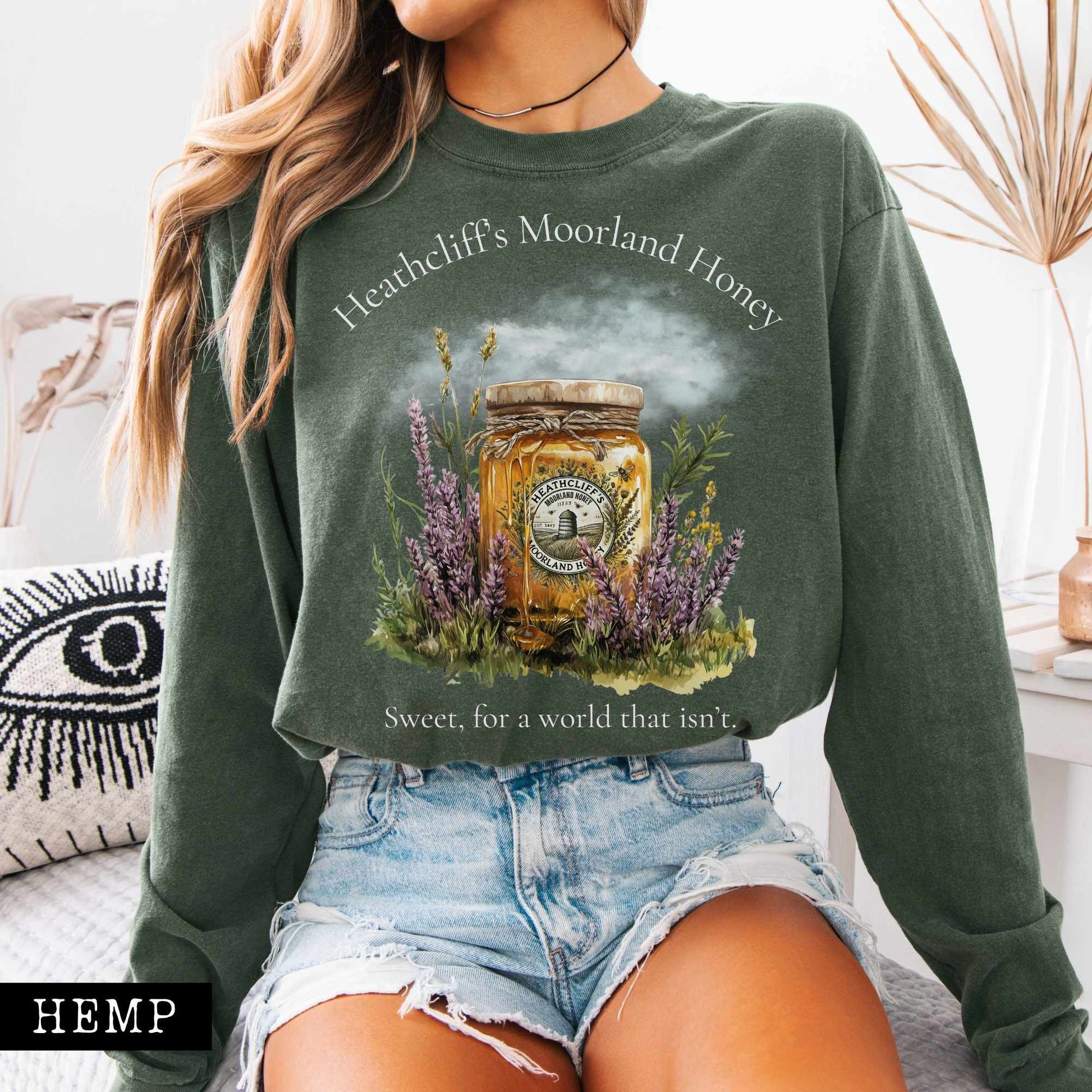 Long-sleeve Heathcliff's Moorland Honey Long Sleeved Shirt The Mystic Eden