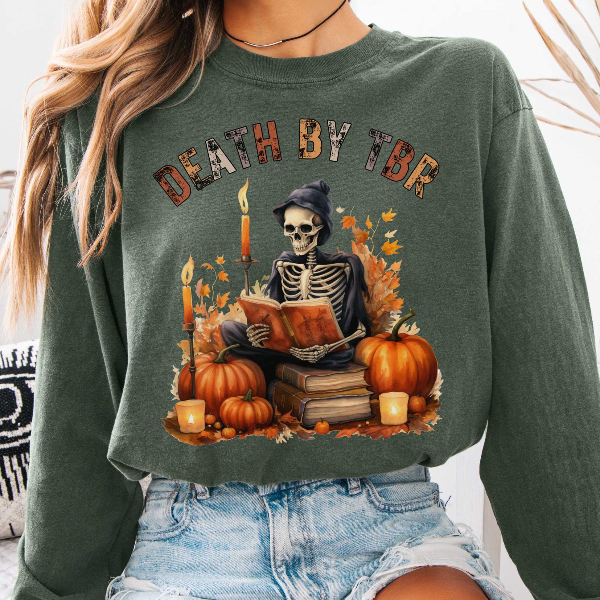 Long-sleeve Hemp / S Death by TBR Bookish Long Sleeve The Mystic Eden
