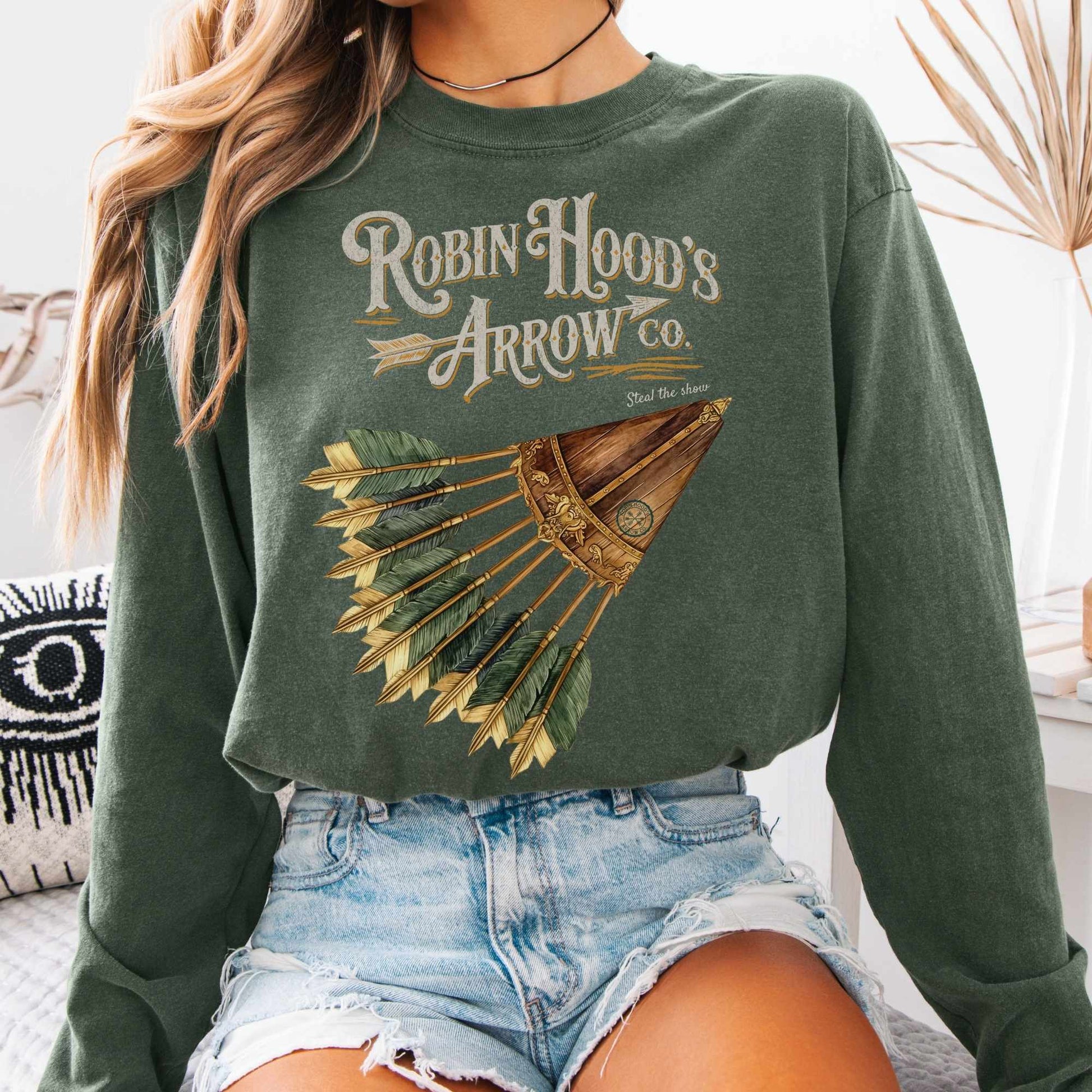 Long-sleeve Hemp / S Robin Hood's Arrow Co. Long Sleeved Shirt The Mystic Eden