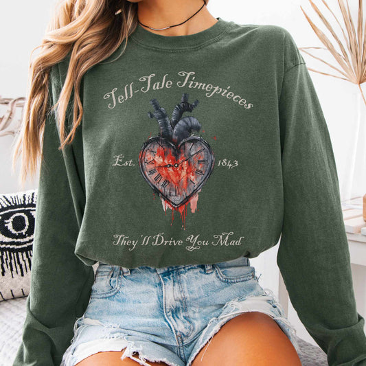 Long-sleeve Hemp / S Tell-Tale Timepieces Long Sleeved Shirt The Mystic Eden