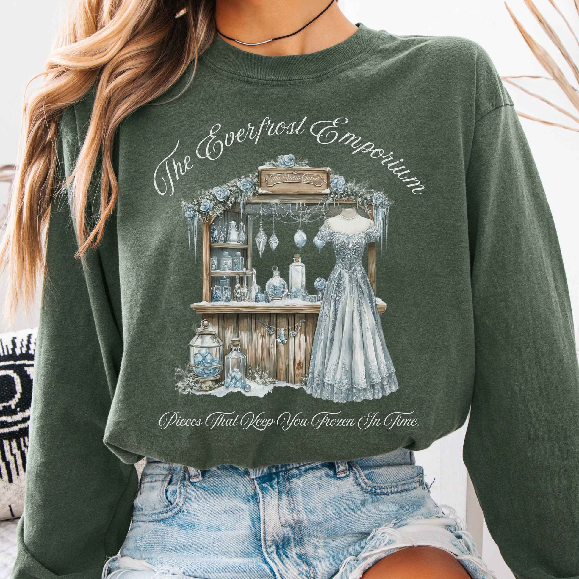 Long-sleeve Hemp / S The Everfrost Emporium Fairytale Long Sleeve Shirt The Mystic Eden