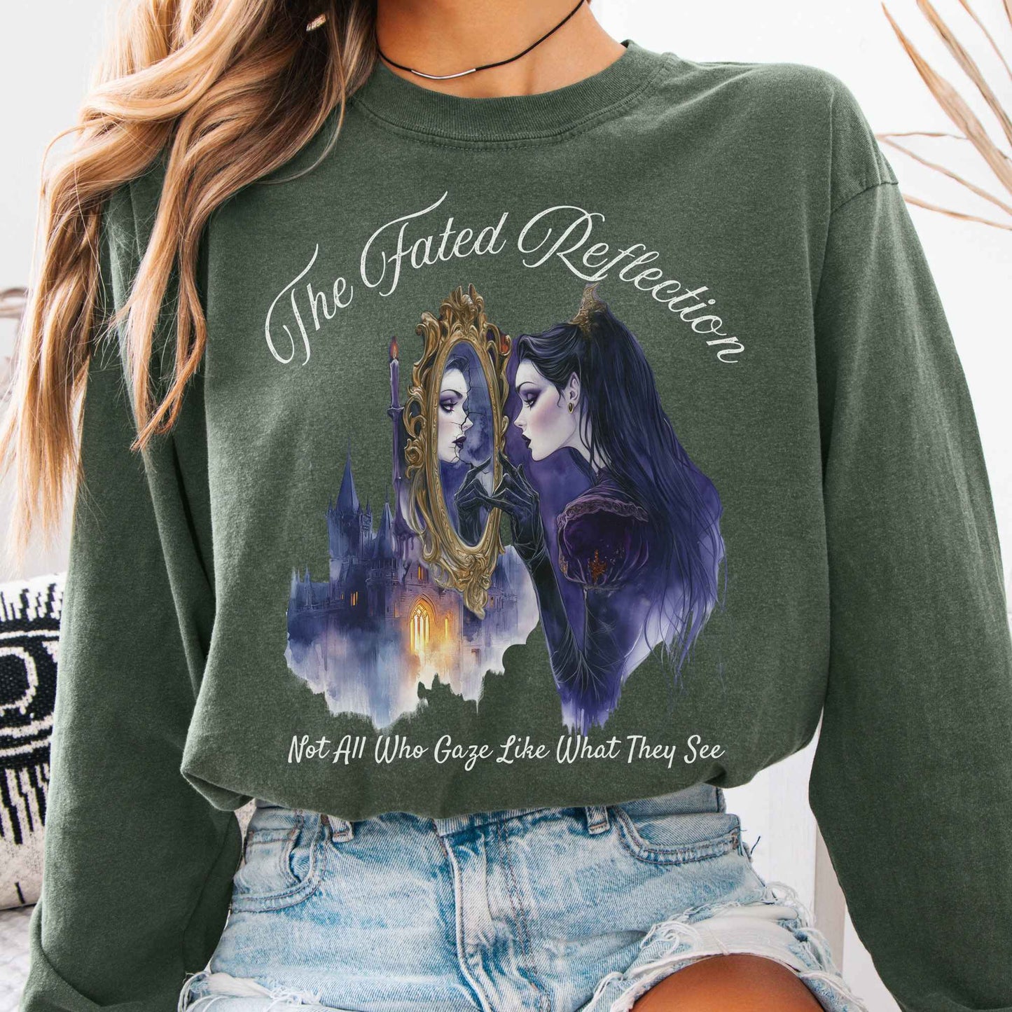 Long-sleeve Hemp / S The Fated Reflection Fairytale Long Sleeve Shirt The Mystic Eden
