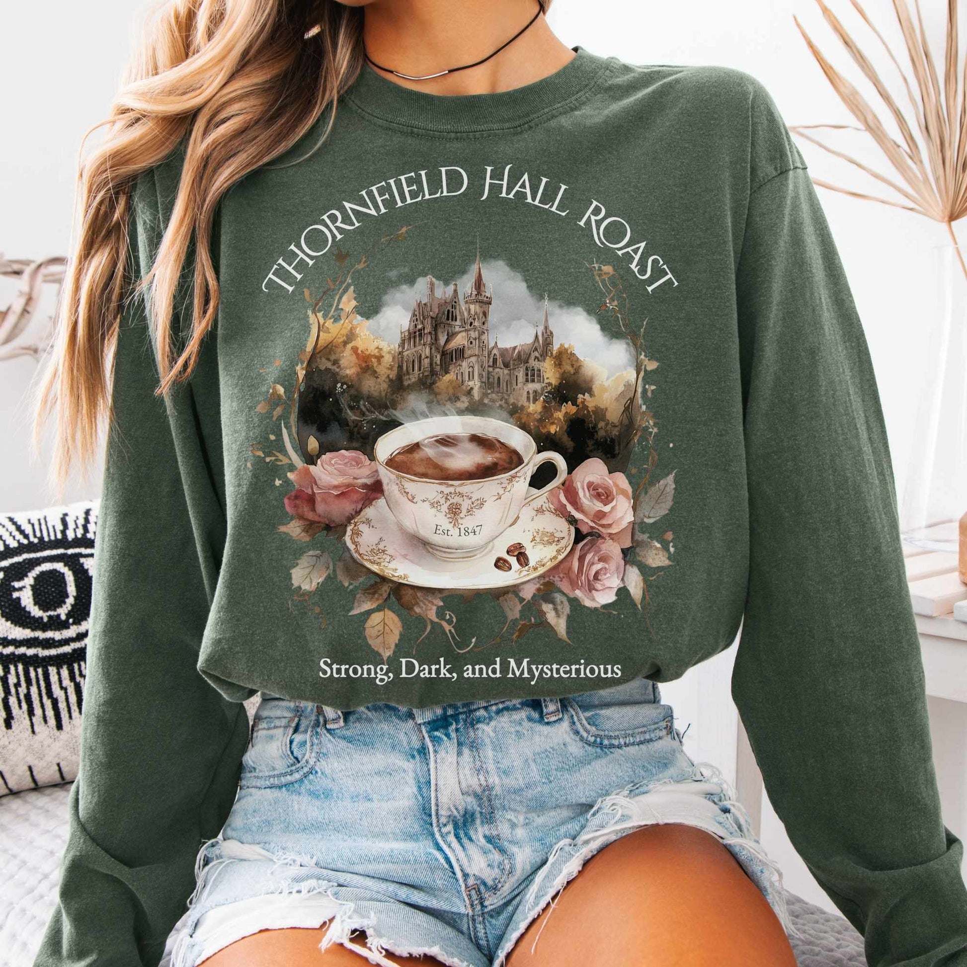 Long-sleeve Hemp / S Thornfield Hall Roast Long Sleeved Shirt The Mystic Eden