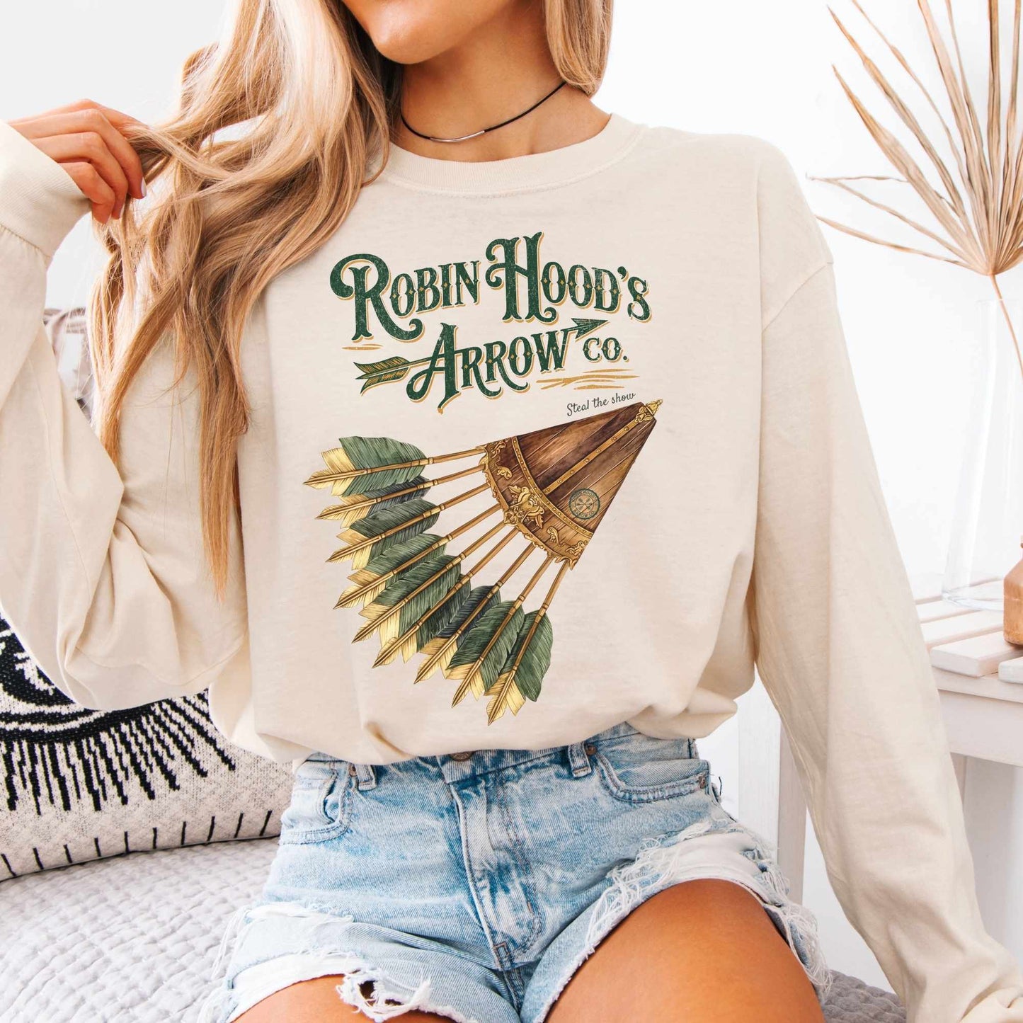 Long-sleeve Ivory / S Robin Hood's Arrow Co. Long Sleeved Shirt The Mystic Eden