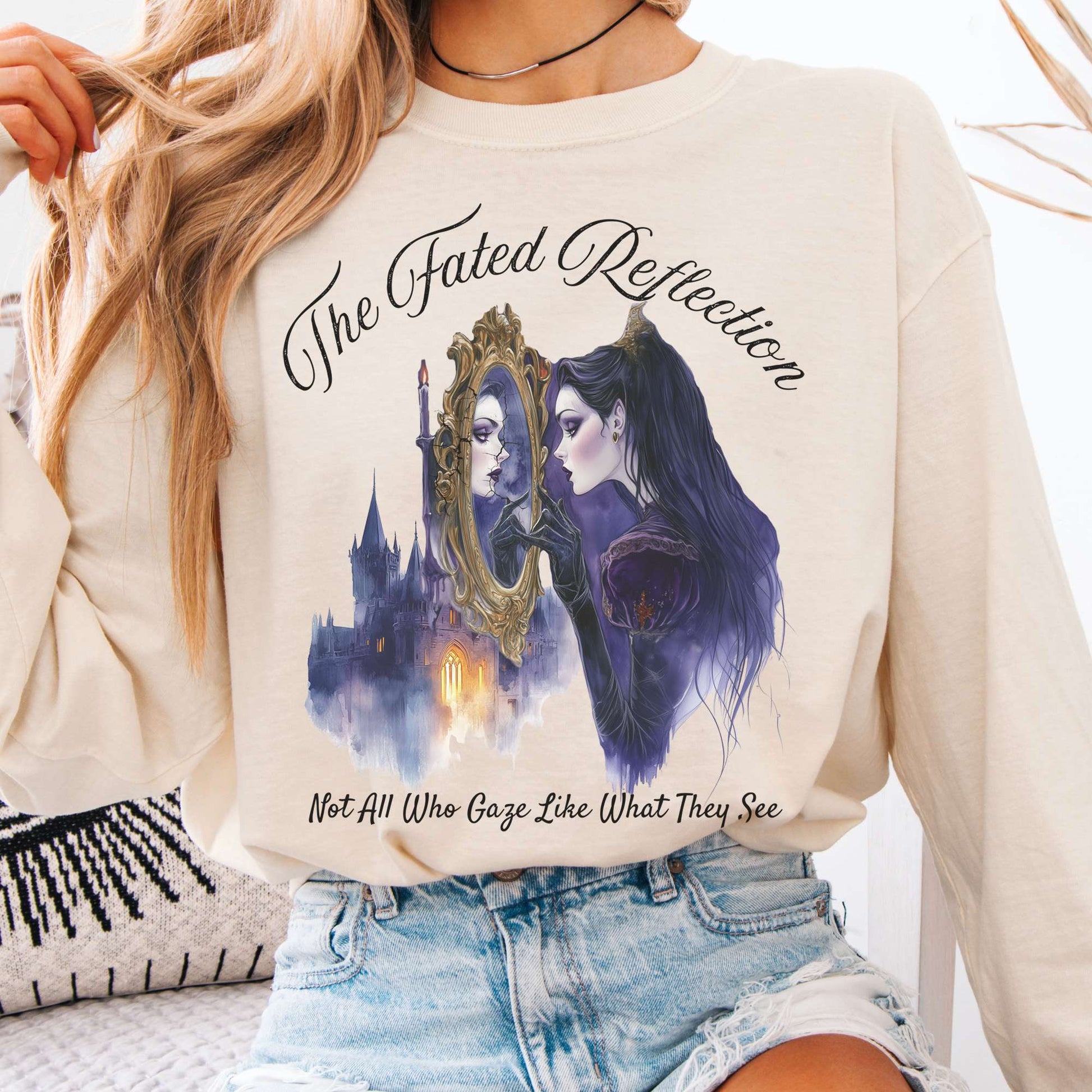 Long-sleeve Ivory / S The Fated Reflection Fairytale Long Sleeve Shirt The Mystic Eden