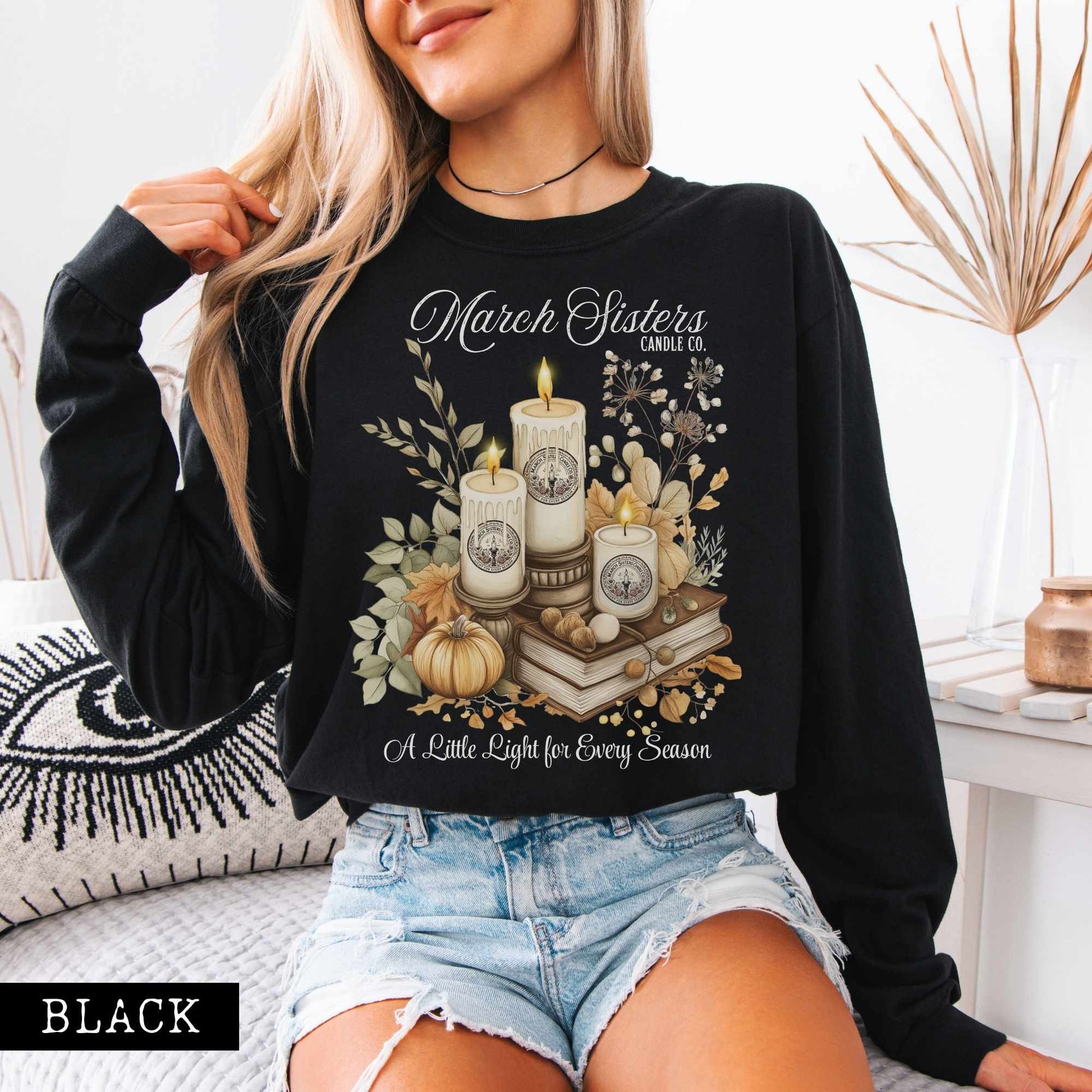 Long-sleeve March Sisters Candle Co. Long Sleeved Shirt The Mystic Eden