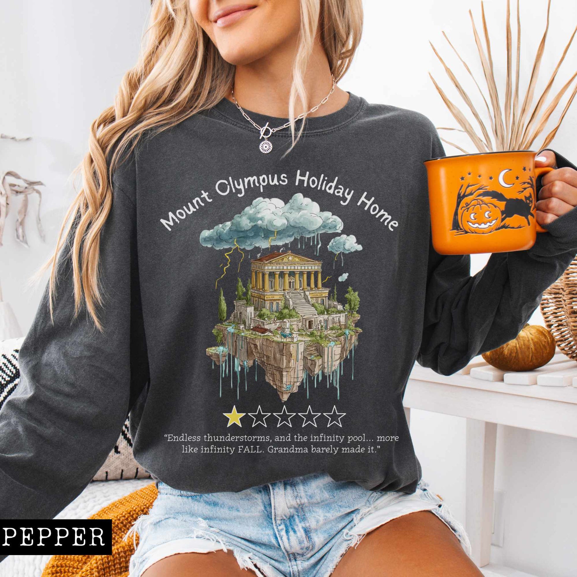 Long-sleeve Mount Olympus Holiday Home Long Sleeved Shirt The Mystic Eden