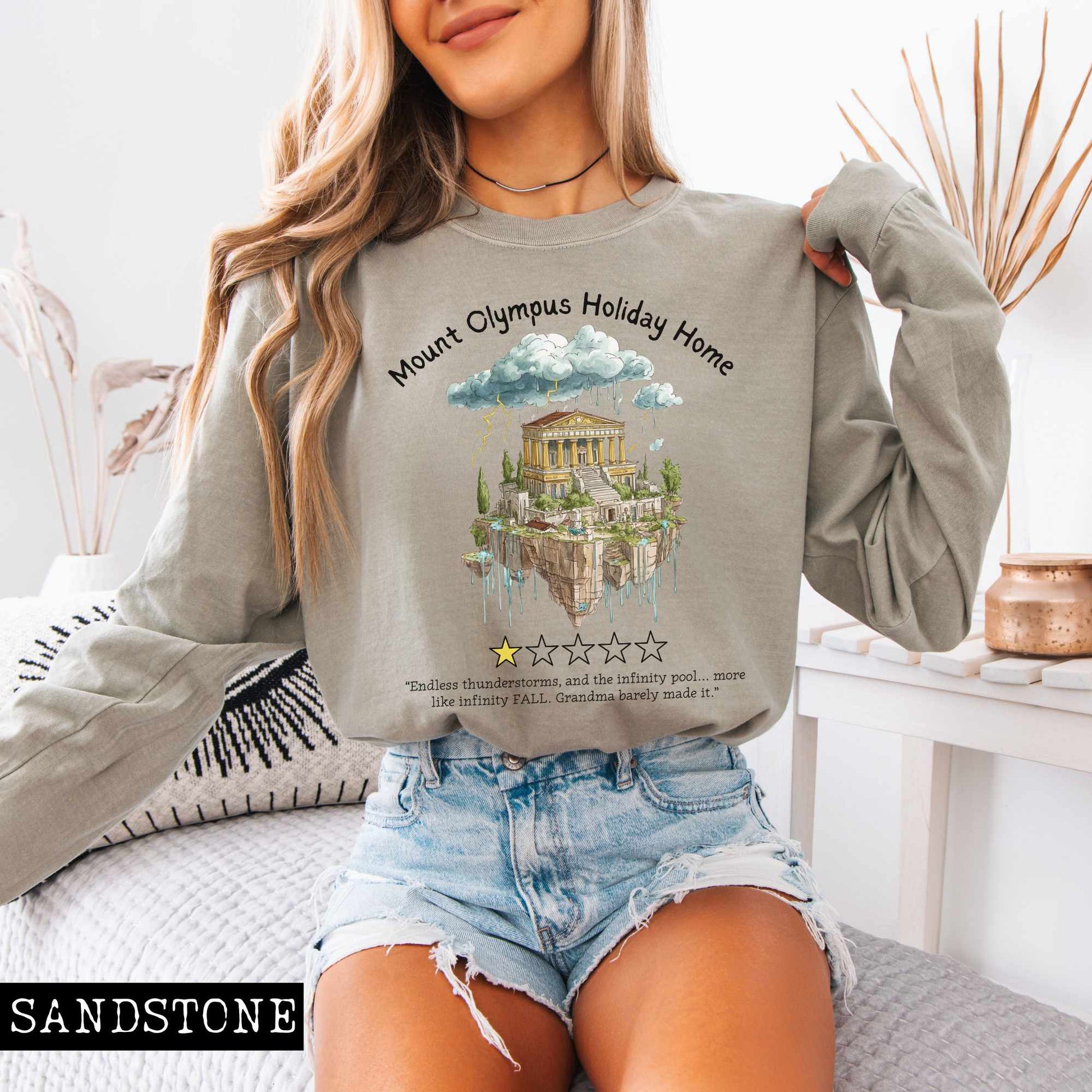 Long-sleeve Mount Olympus Holiday Home Long Sleeved Shirt The Mystic Eden