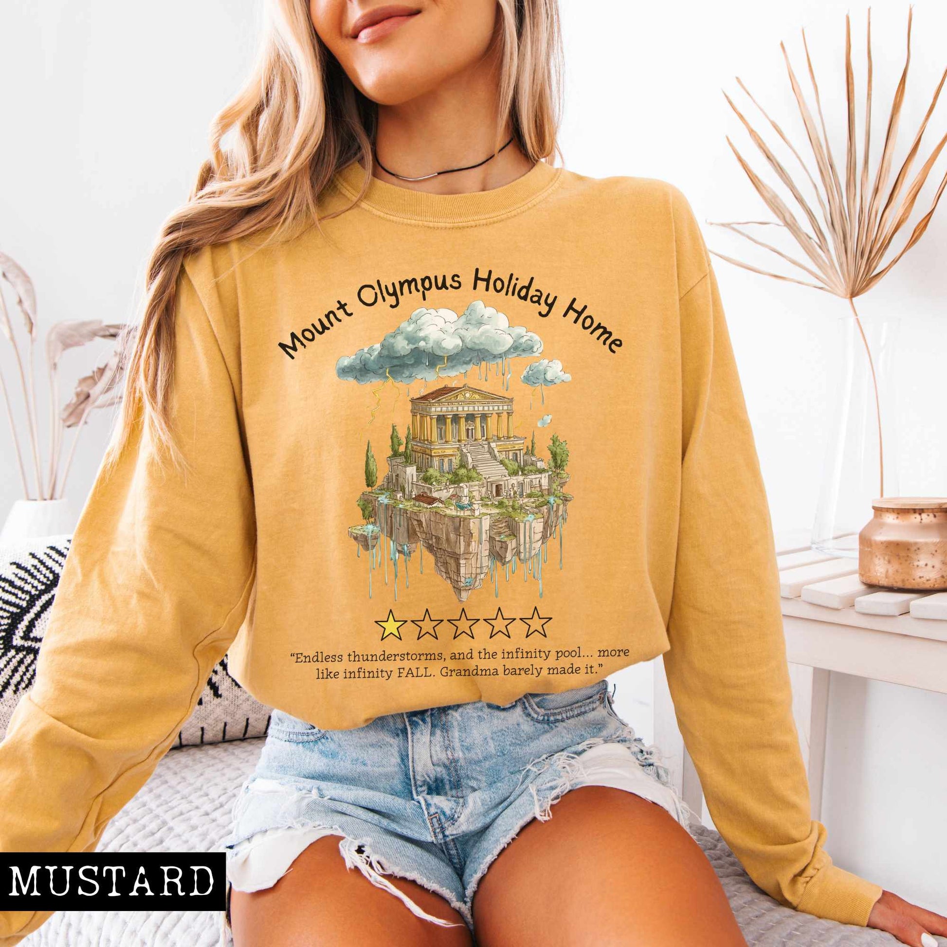Long-sleeve Mount Olympus Holiday Home Long Sleeved Shirt The Mystic Eden