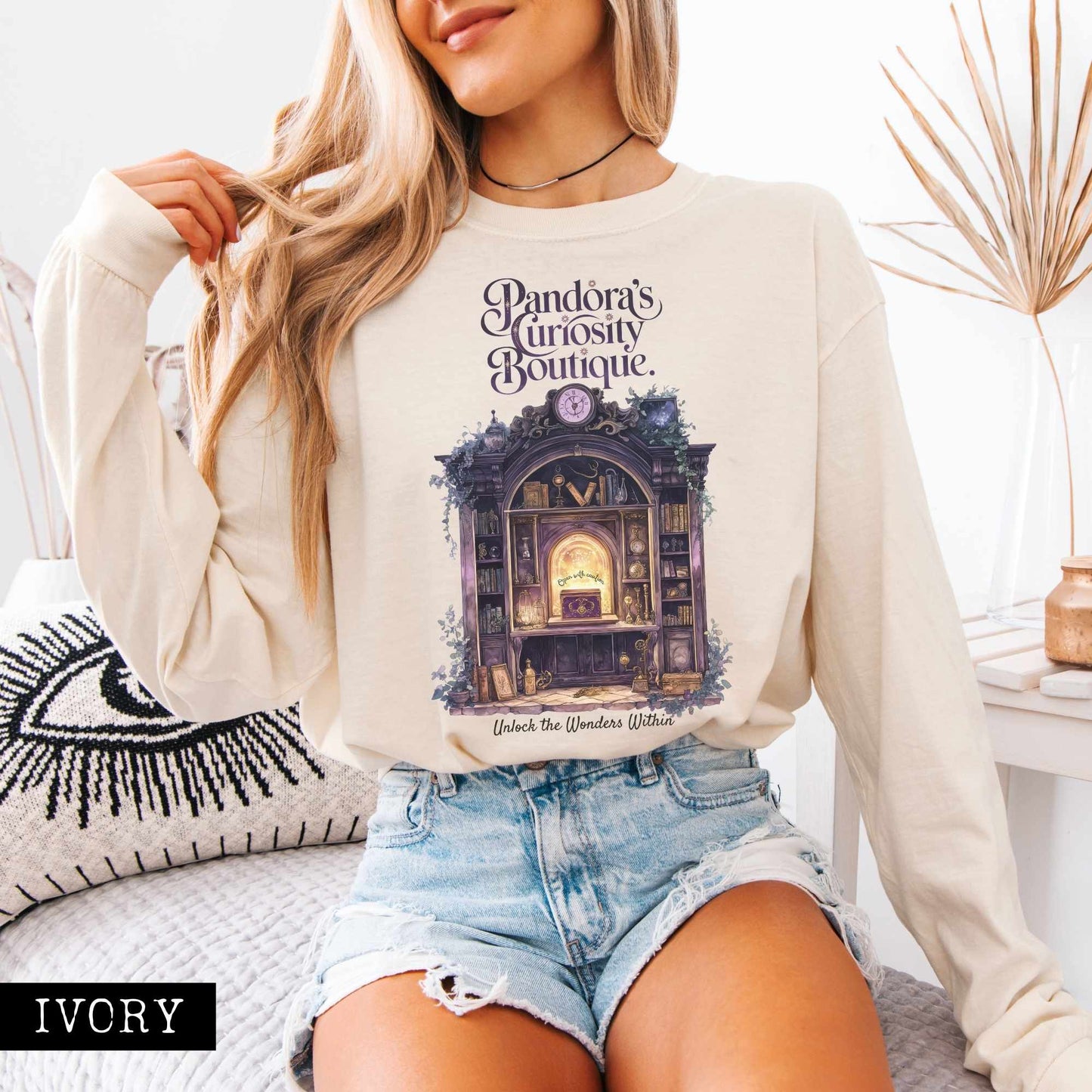 Long-sleeve Pandora's Curiosity Boutique Long Sleeved Shirt The Mystic Eden
