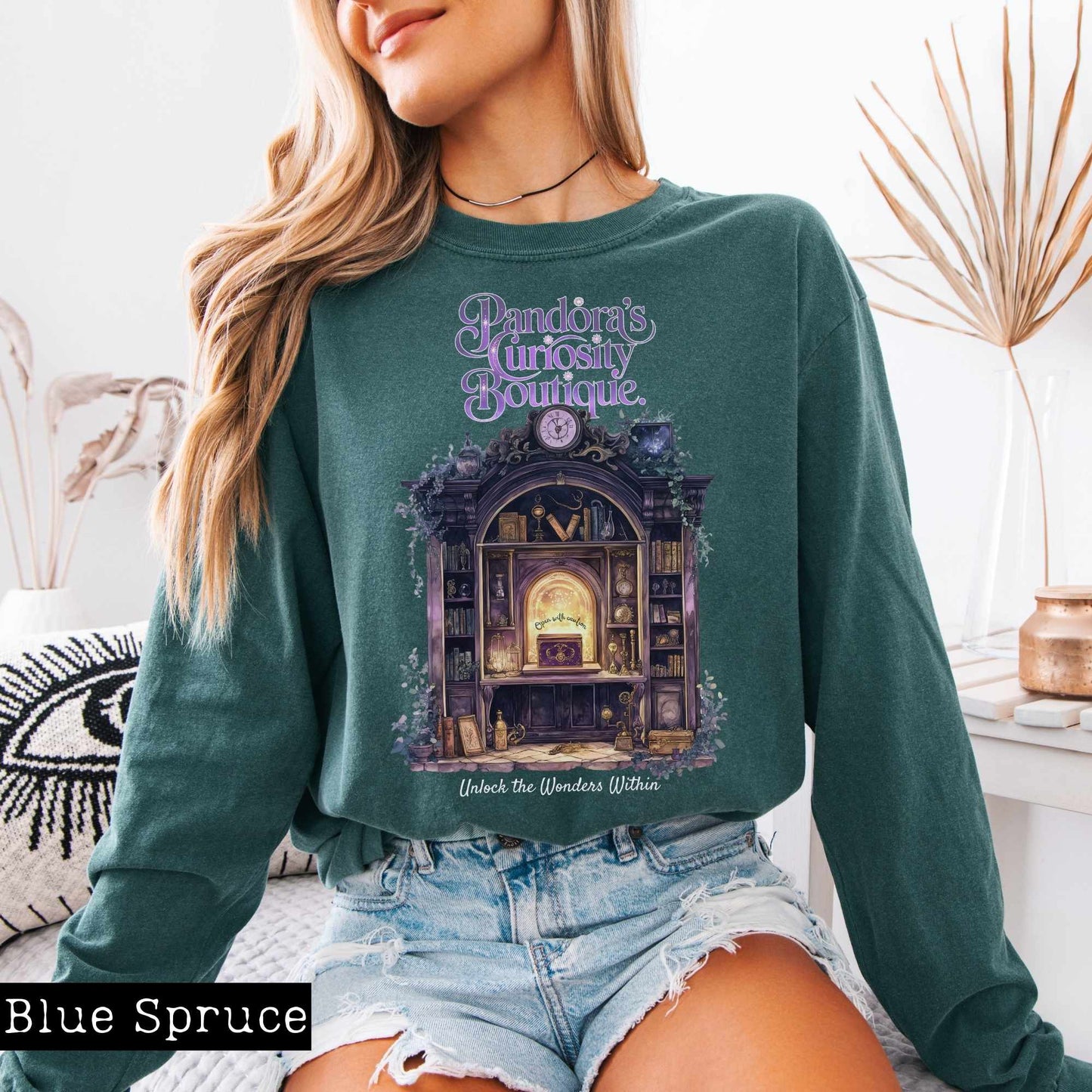 Long-sleeve Pandora's Curiosity Boutique Long Sleeved Shirt The Mystic Eden