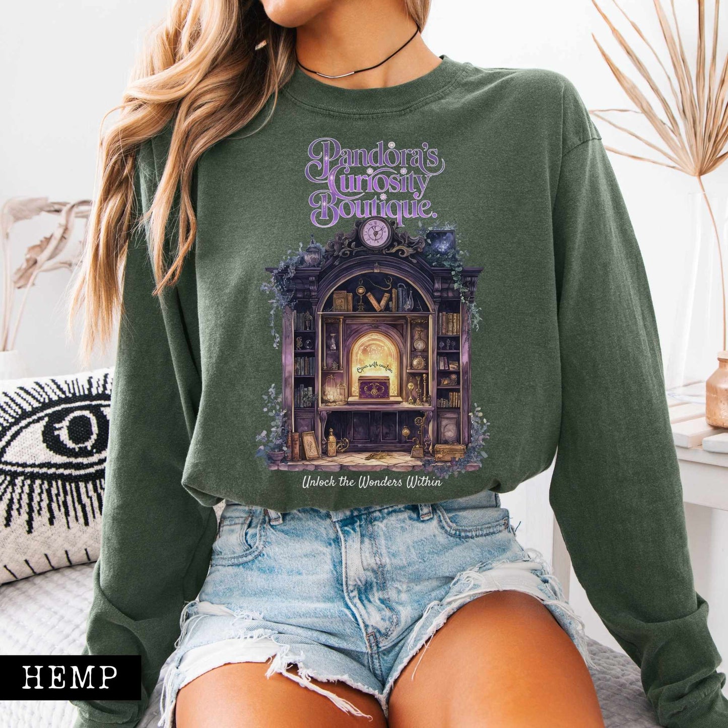 Long-sleeve Pandora's Curiosity Boutique Long Sleeved Shirt The Mystic Eden