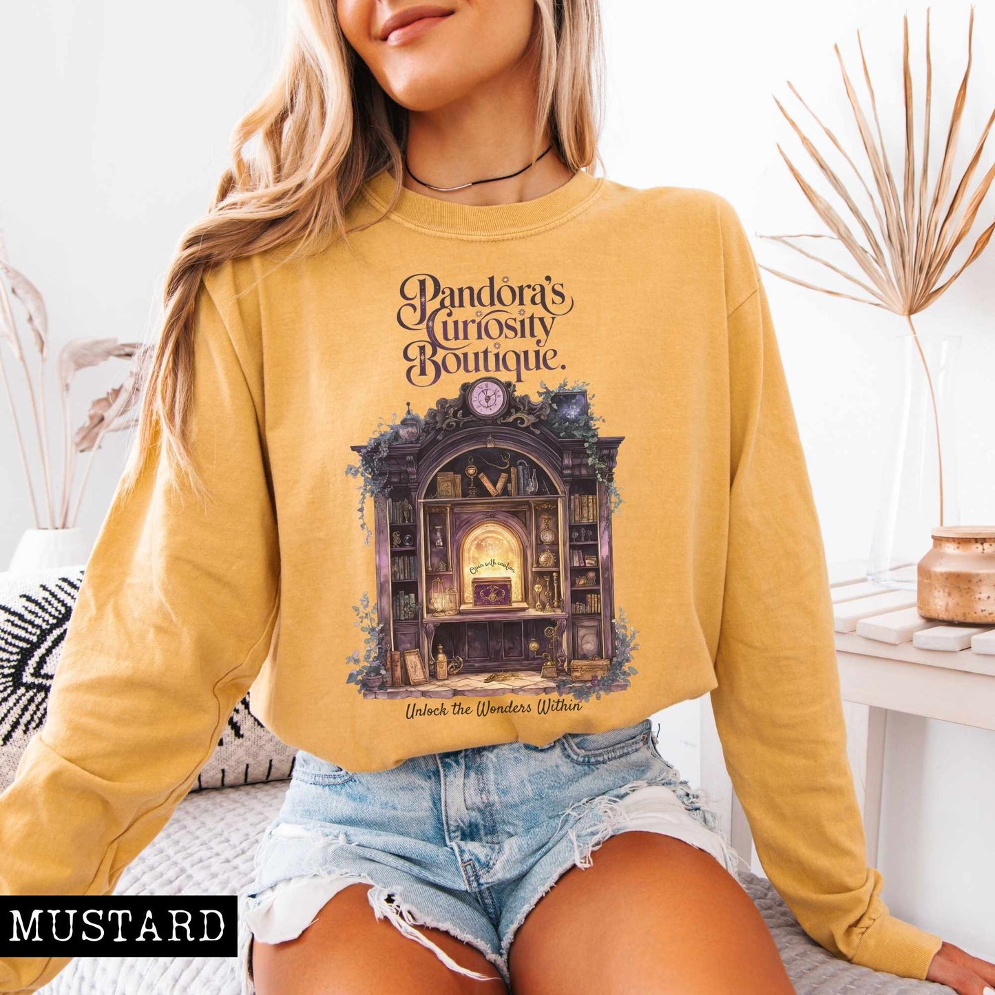 Long-sleeve Pandora's Curiosity Boutique Long Sleeved Shirt The Mystic Eden
