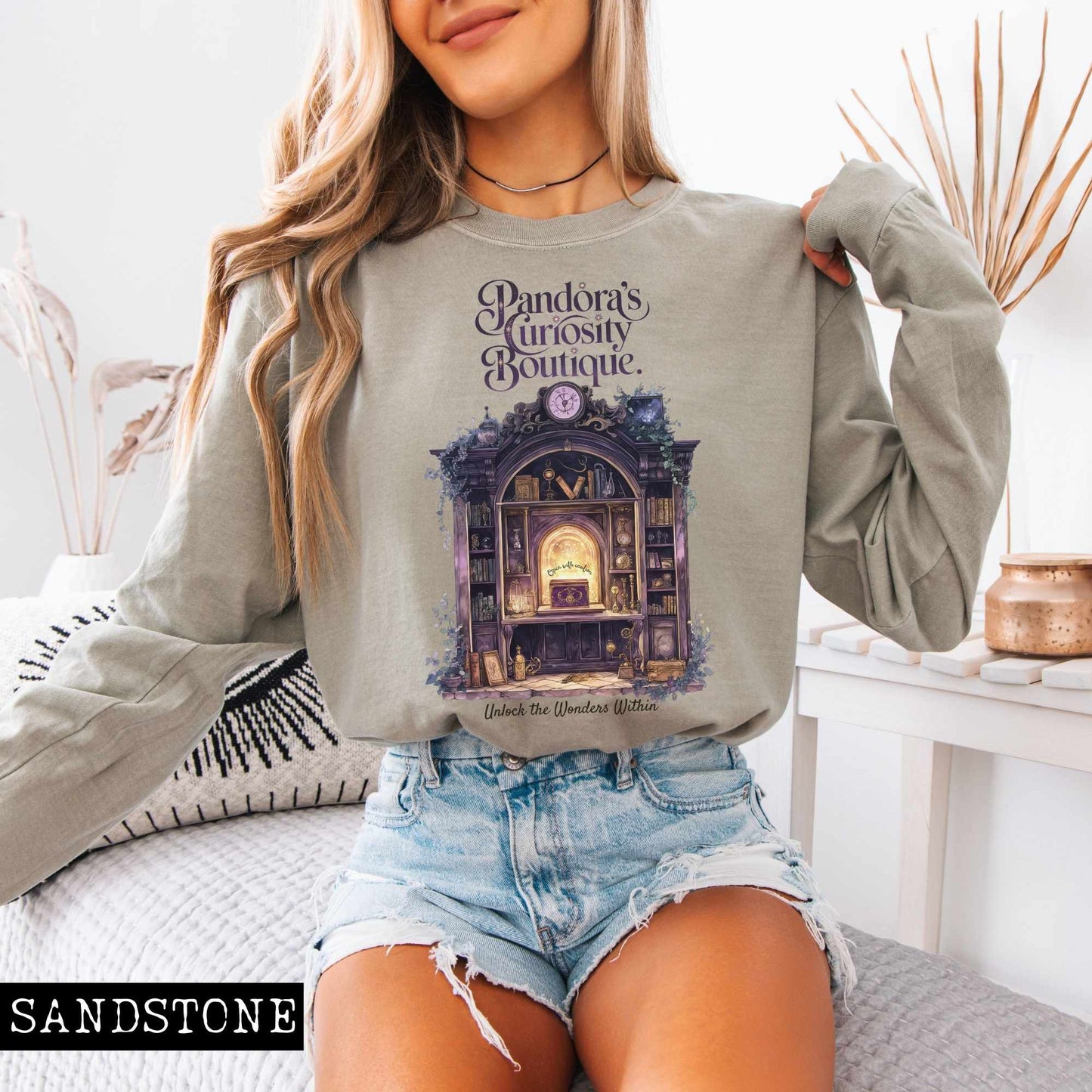 Long-sleeve Pandora's Curiosity Boutique Long Sleeved Shirt The Mystic Eden
