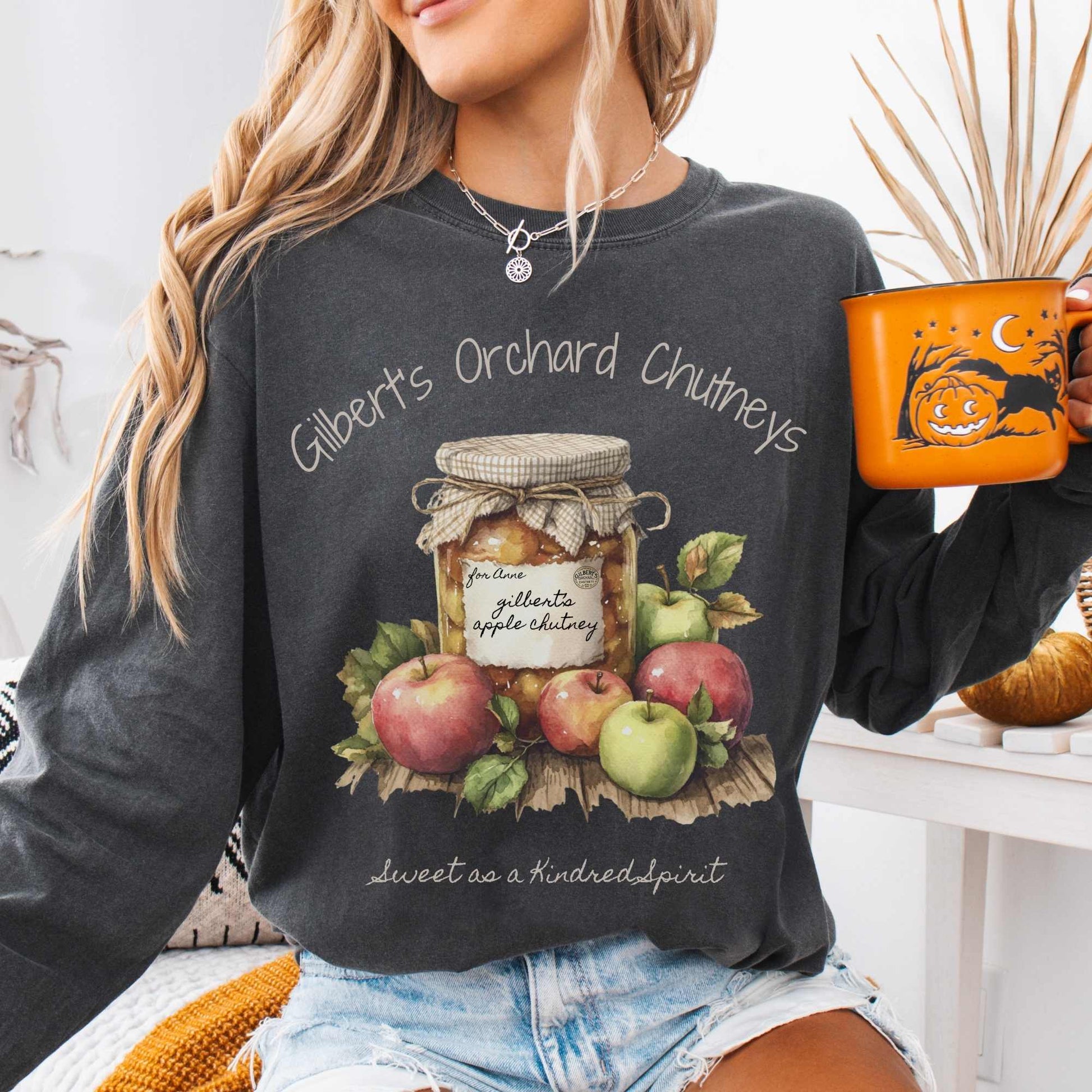 Long-sleeve Pepper / S Gilbert's Orchard Chutneys Long Sleeved Shirt The Mystic Eden